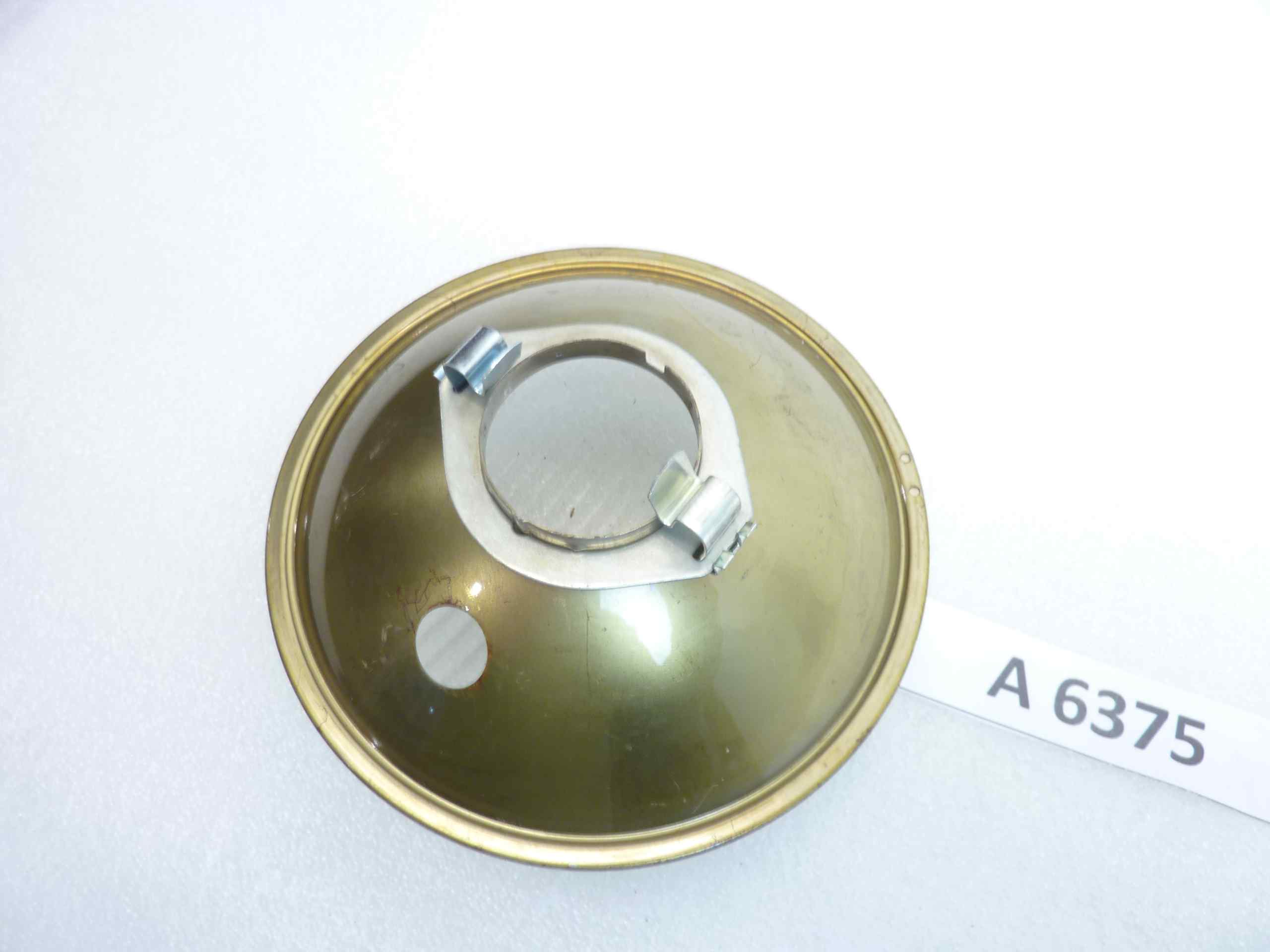 Faro fanale Siem 1877 IGM 0845PMX diam vetro 130 - diam est 137 mm - diam foro 37 mm moto auto epoca nuovo fondo di magazzino - immagine 4