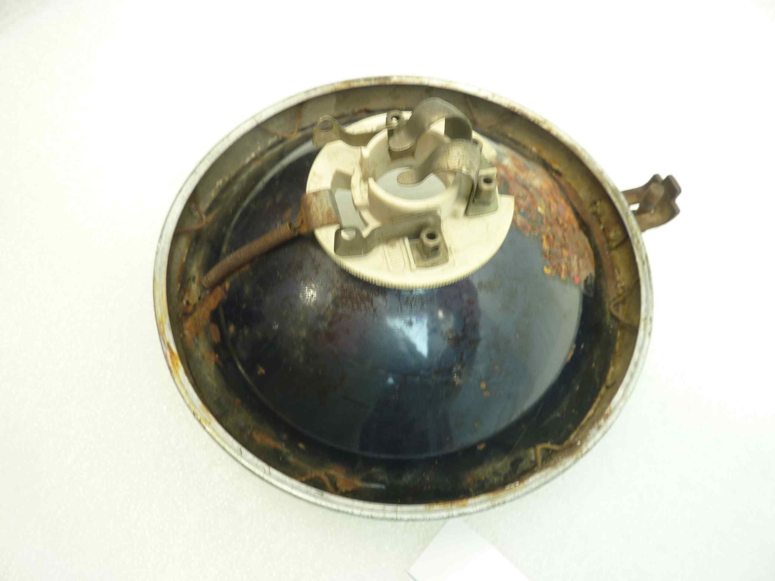 Faro fanale Aprilia Diam vetro 130 mm - diam est 147 mm moto auto epoca vetro rotto moto epoca - immagine 5