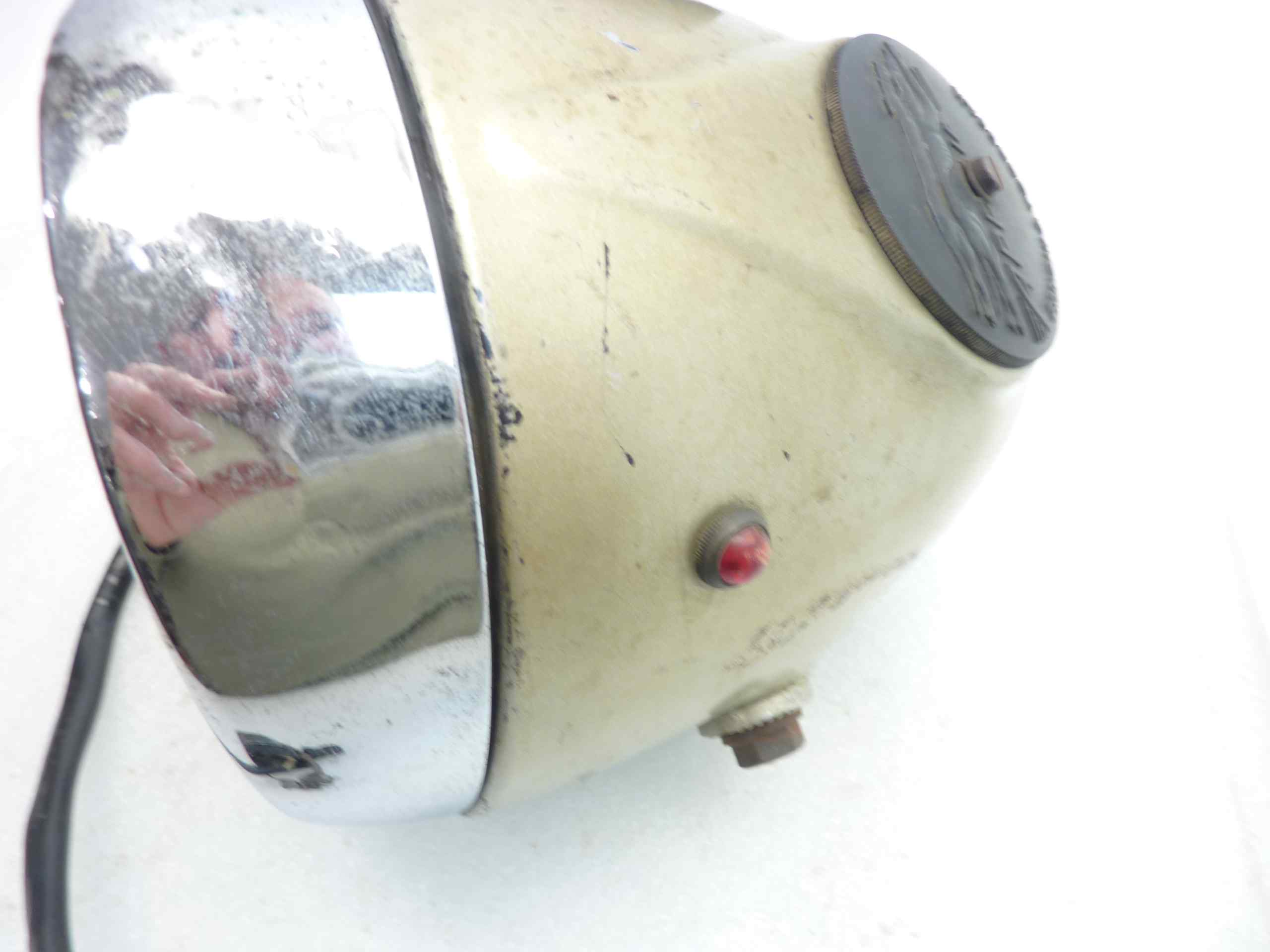 Faro fanale Aprilia Cev 130 IGM 1408 PMX 130461660 completo vetro da incollare moto epoca - immagine 6