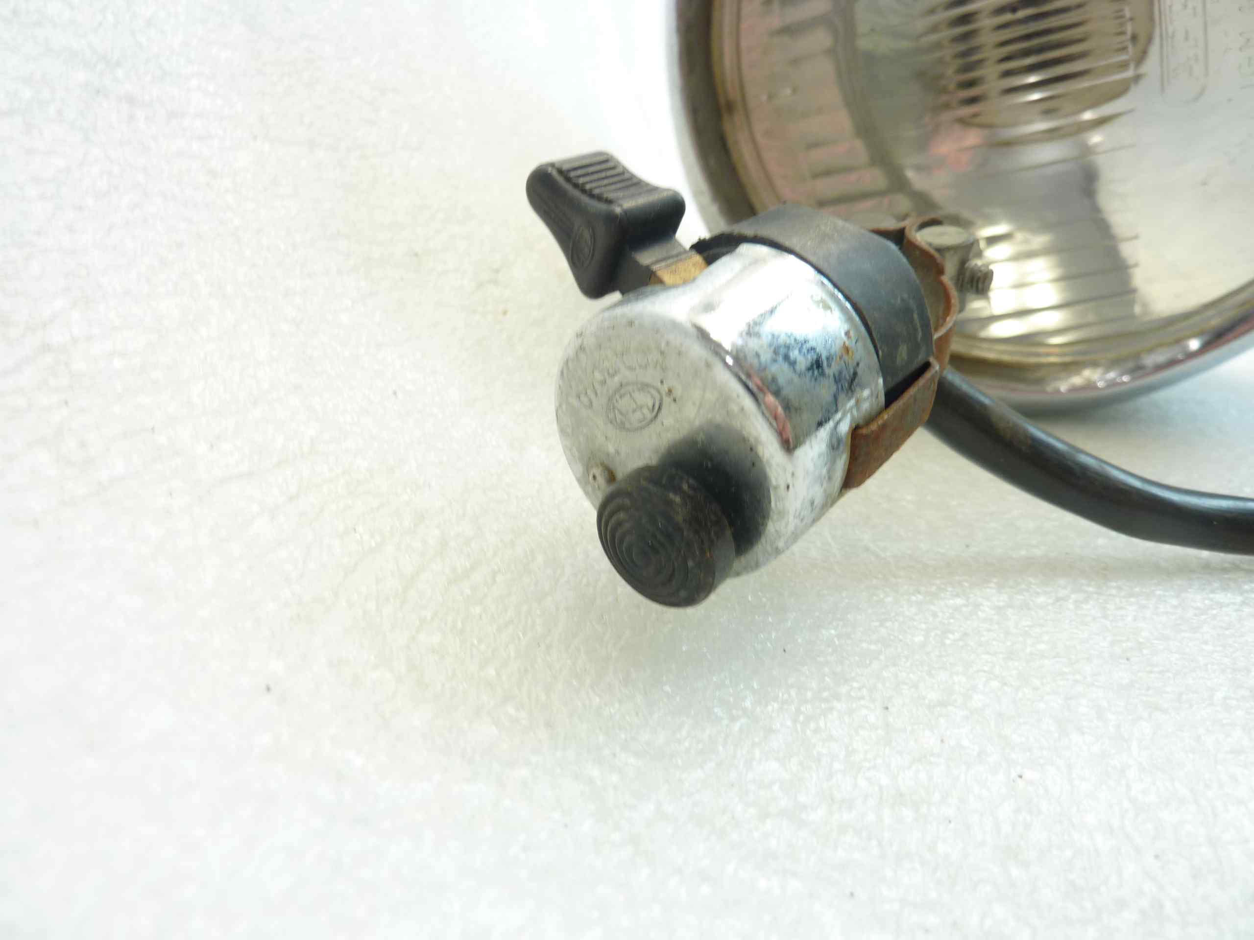 Faro fanale Aprilia Cev 130 IGM 1408 PMX 130461660 completo vetro da incollare moto epoca - immagine 8