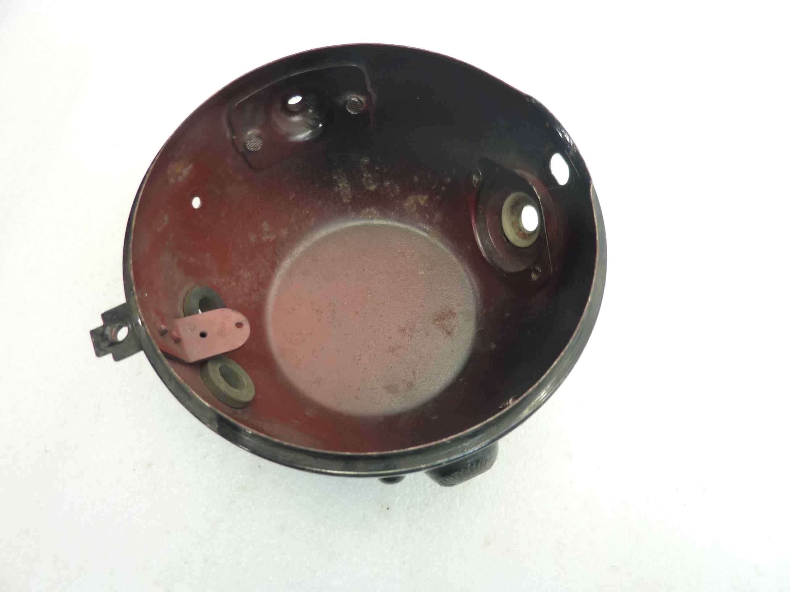 Guscio faro Cev 01734 diam est 156 mm altezza 85 mm moto epoca