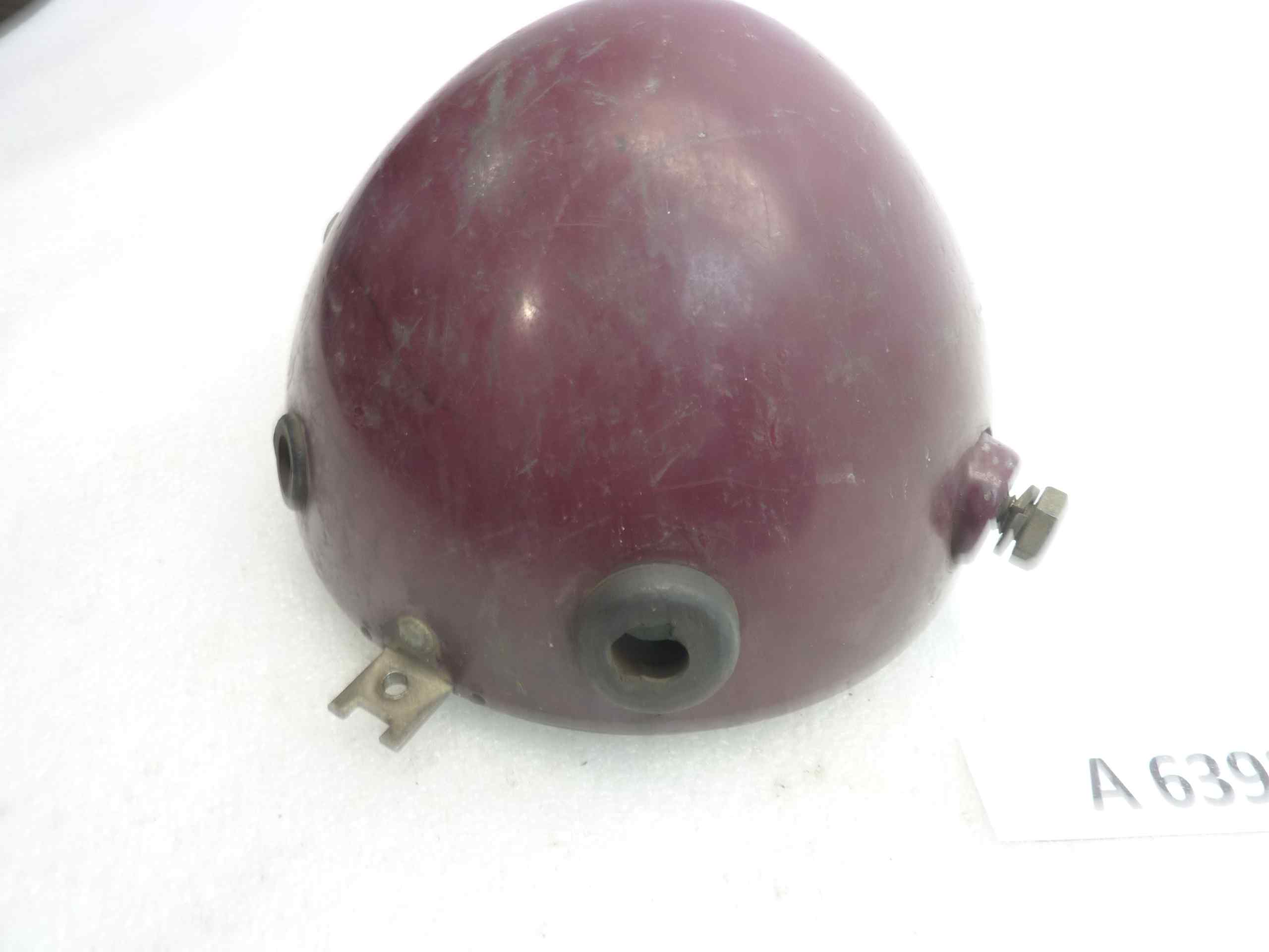 Guscio faro bordeaux diam est 153 mm altezza 105 mm moto epoca - immagine 3