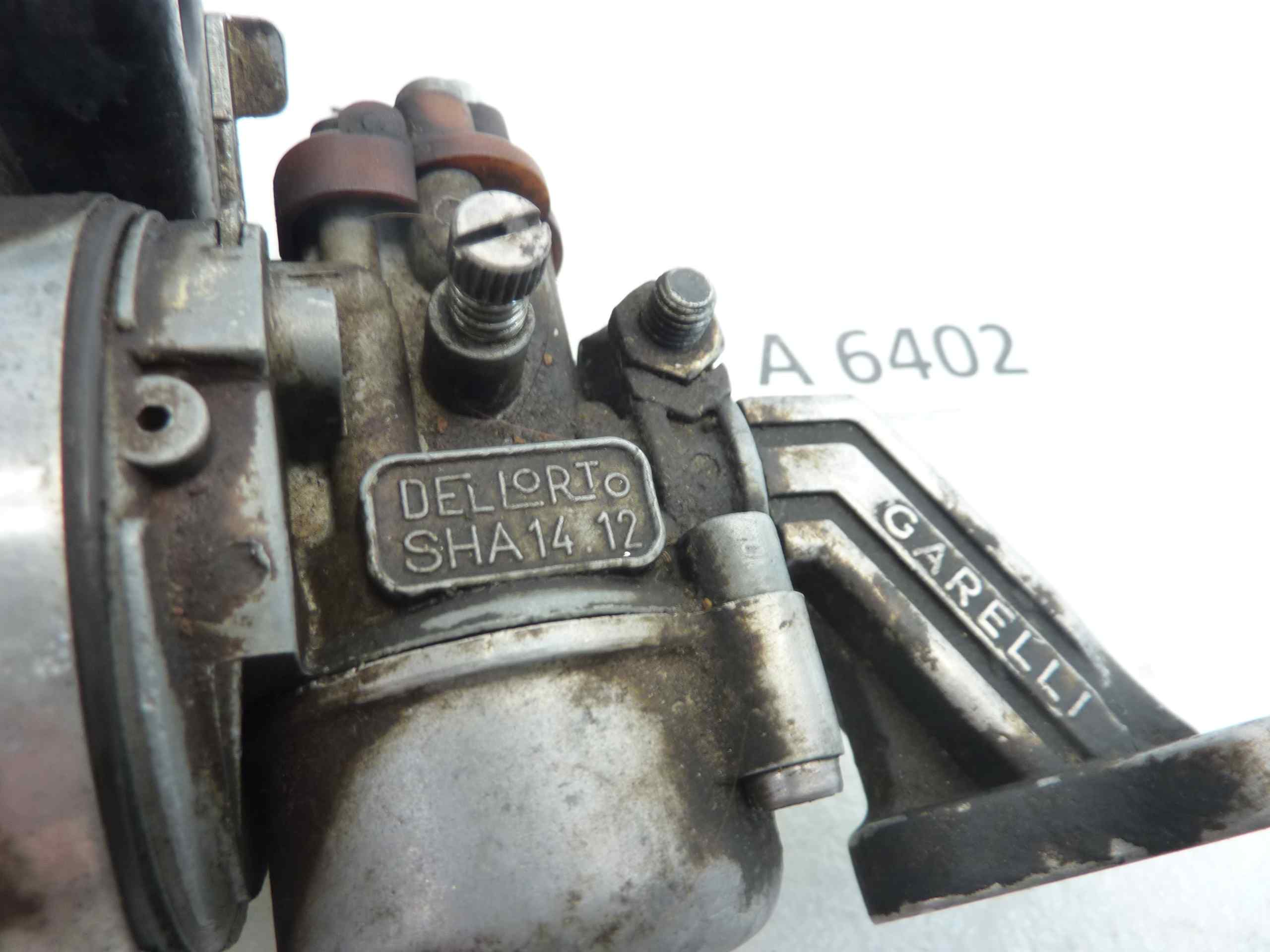 Carburatore Dell'Orto Garelli cod SHA 1412 con filtro e collettore - immagine 2