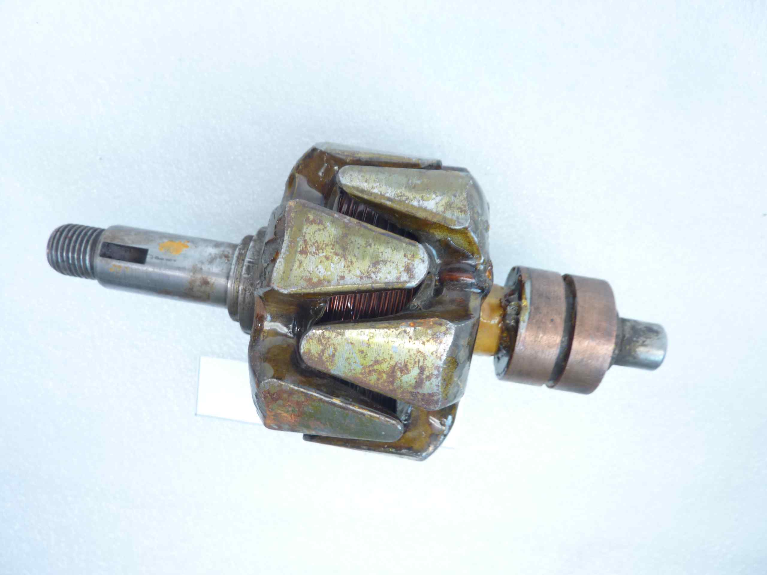 Rotore alternatore Fiat 131 diam 73 mm lungh 155 mm nuovo fondo di magazzino - immagine 4