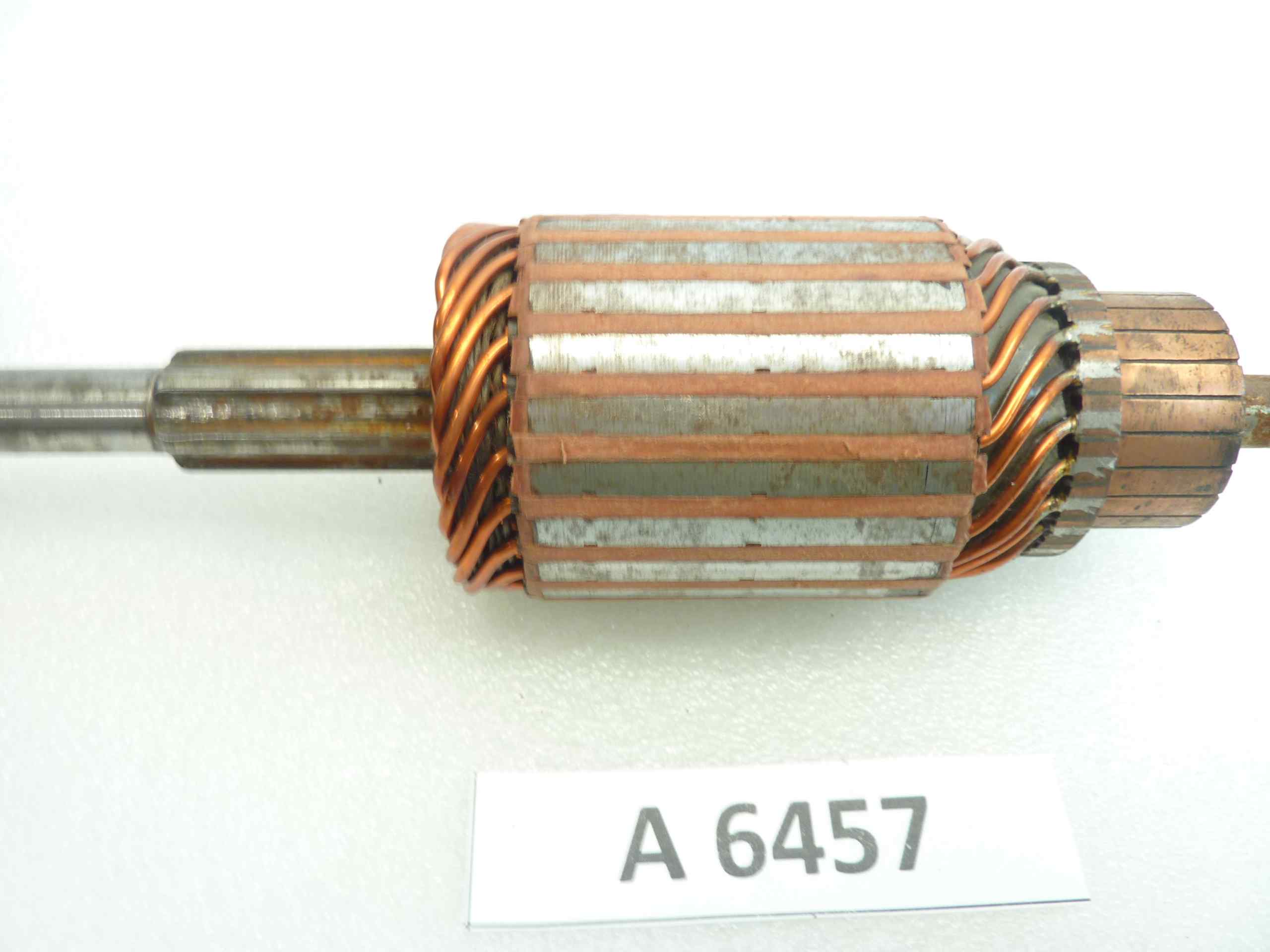 Indotto motorino avviamento Fiat 1400 1400 A 1800 Campagnola 615 benzina diam 59 mm lungh 251 mm nuovo fondo di magazzino - immagine 3