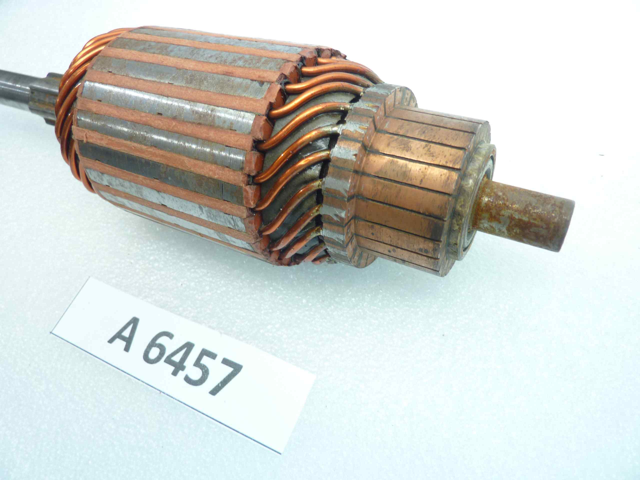 Indotto motorino avviamento Fiat 1400 1400 A 1800 Campagnola 615 benzina diam 59 mm lungh 251 mm nuovo fondo di magazzino - immagine 4