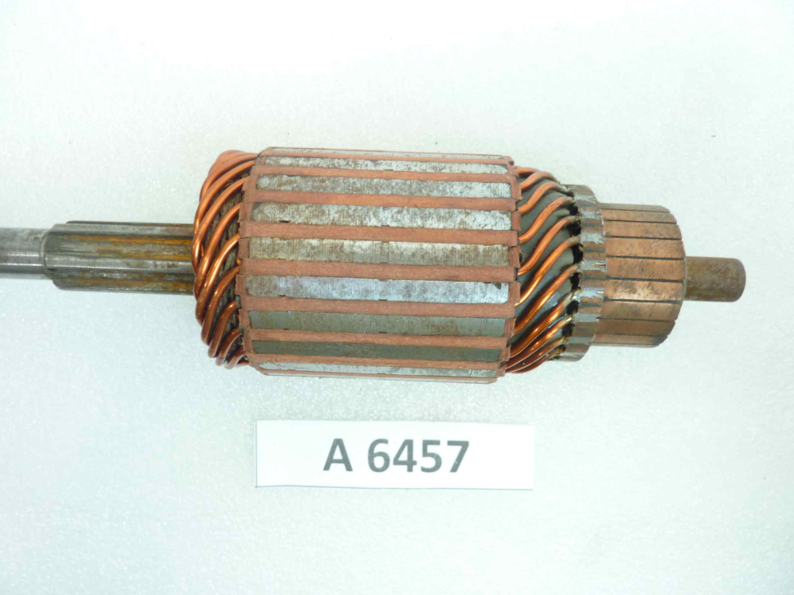 Indotto motorino avviamento Fiat 1400 1400 A 1800 Campagnola 615 benzina diam 59 mm lungh 251 mm nuovo fondo di magazzino - immagine 5