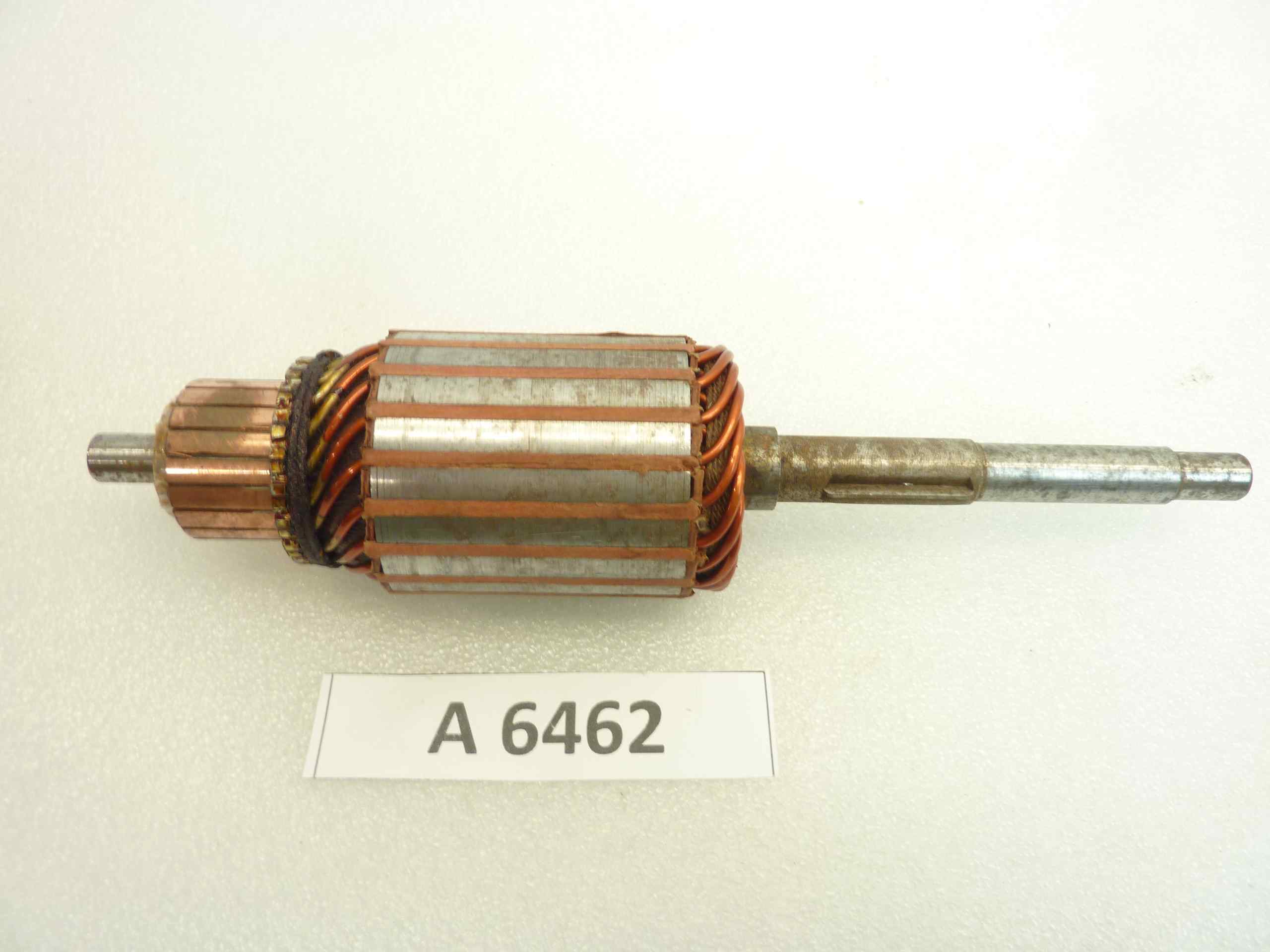 Rotore motorino avviamento Fiat 500 12 V diam 52 mm lungh 230,5 mm nuovo fondo di magazzino