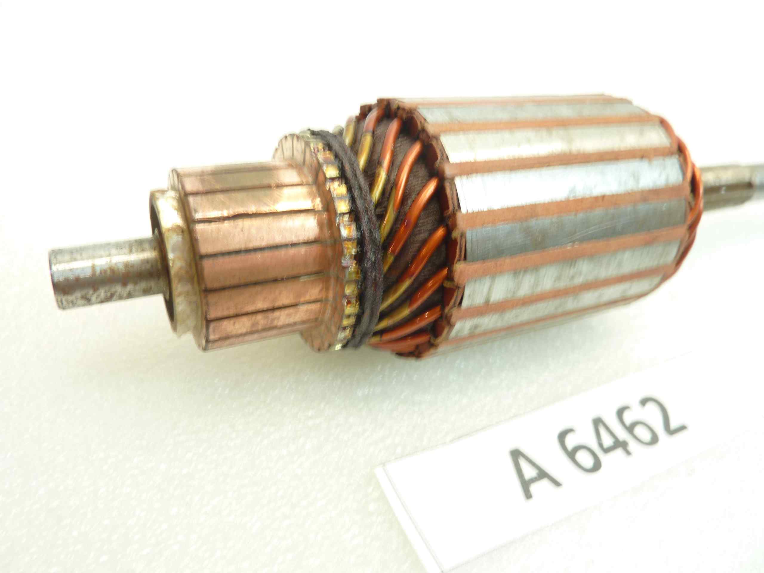 Rotore motorino avviamento Fiat 500 12 V diam 52 mm lungh 230,5 mm nuovo fondo di magazzino - immagine 2