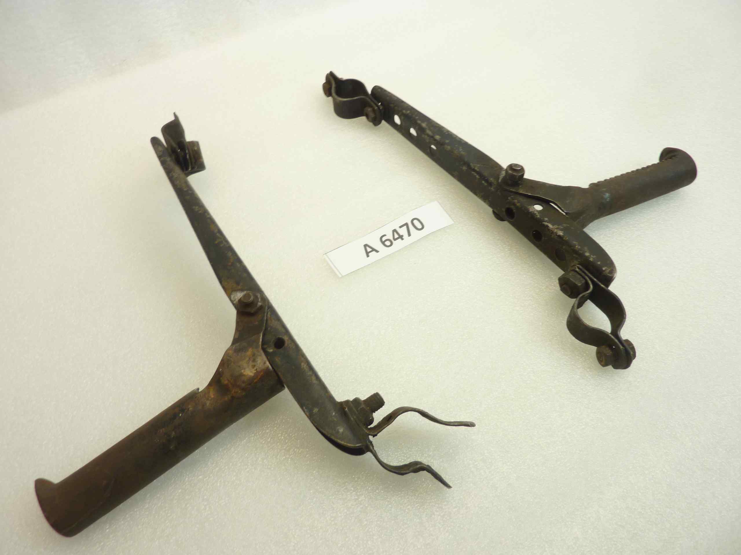 Pedane poggiapiedi moto epoca universali vari modelli coppia - immagine 2
