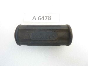Gomma pedana poggiapiedi Parilla largh 42 mm alt 29 mm lungh 106 mm diam foro 14 mm nuovo fondo di magazzino