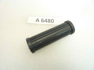 Gomma pedana poggiapiedi universale diam 29 mm lungh 98 mm diam foro 16 mm nuovo fondo di magazzino