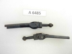 Pedane poggiapiedi moto epoca universali lungh pedana 115 mm lungh tot 165 nuovo fondo di magazzino