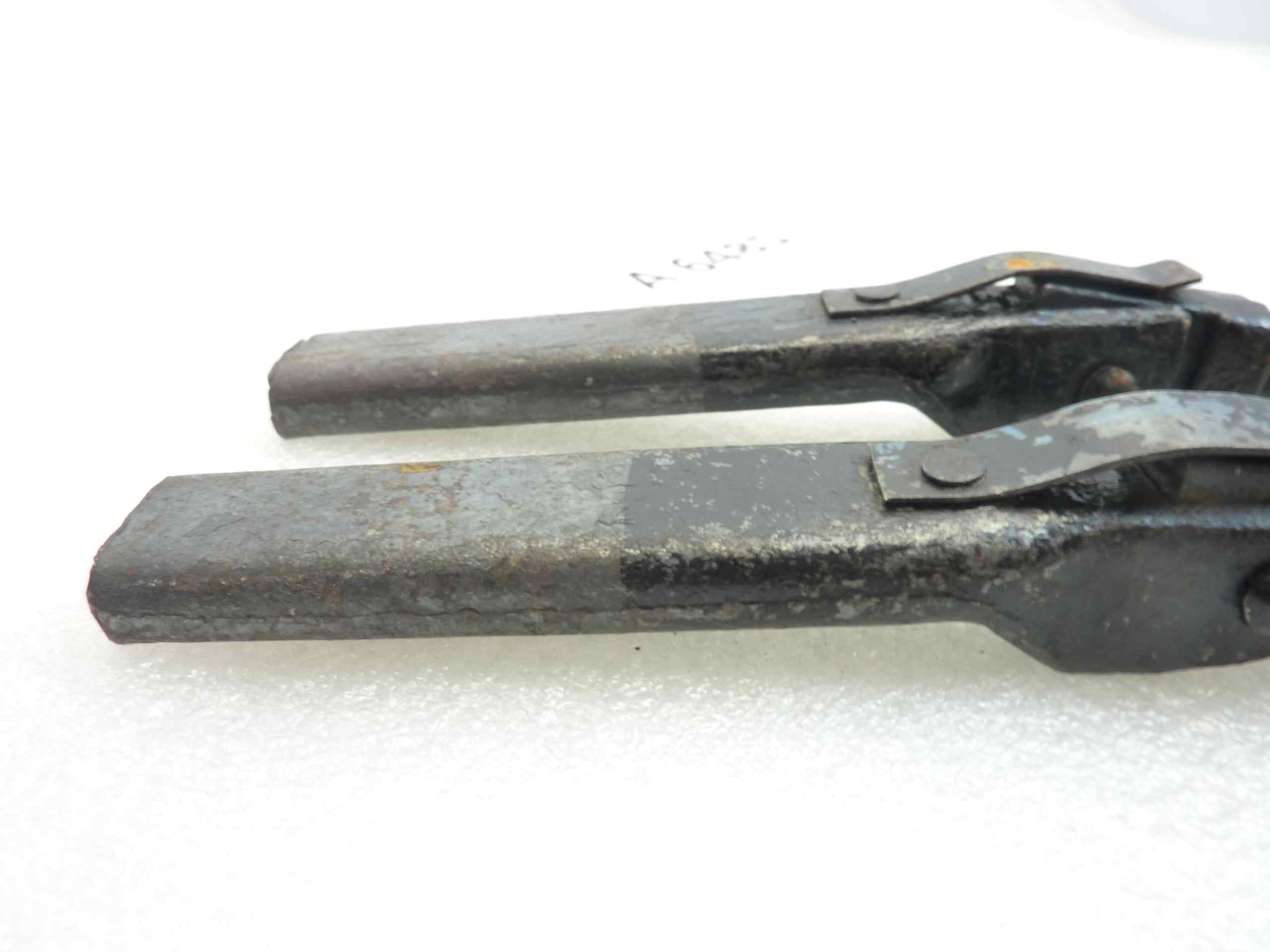 Pedane poggiapiedi moto epoca universali lungh pedana 115 mm lungh tot 165 nuovo fondo di magazzino - immagine 3