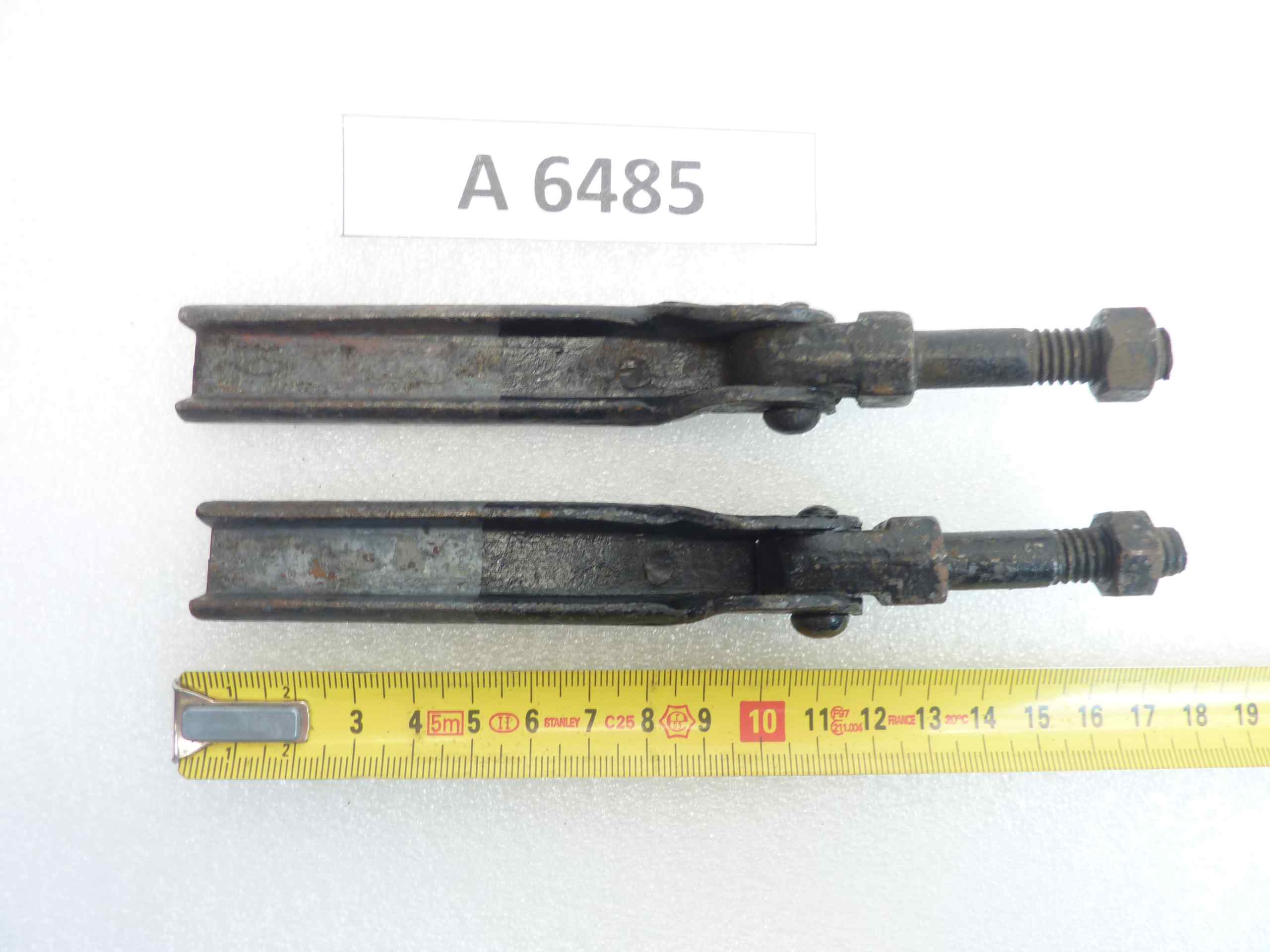 Pedane poggiapiedi moto epoca universali lungh pedana 115 mm lungh tot 165 nuovo fondo di magazzino - immagine 4
