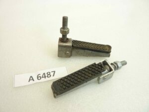 Pedane poggiapiedi moto epoca universali vari modelli coppia lungh 140 mm nuovo fondo di magazzino