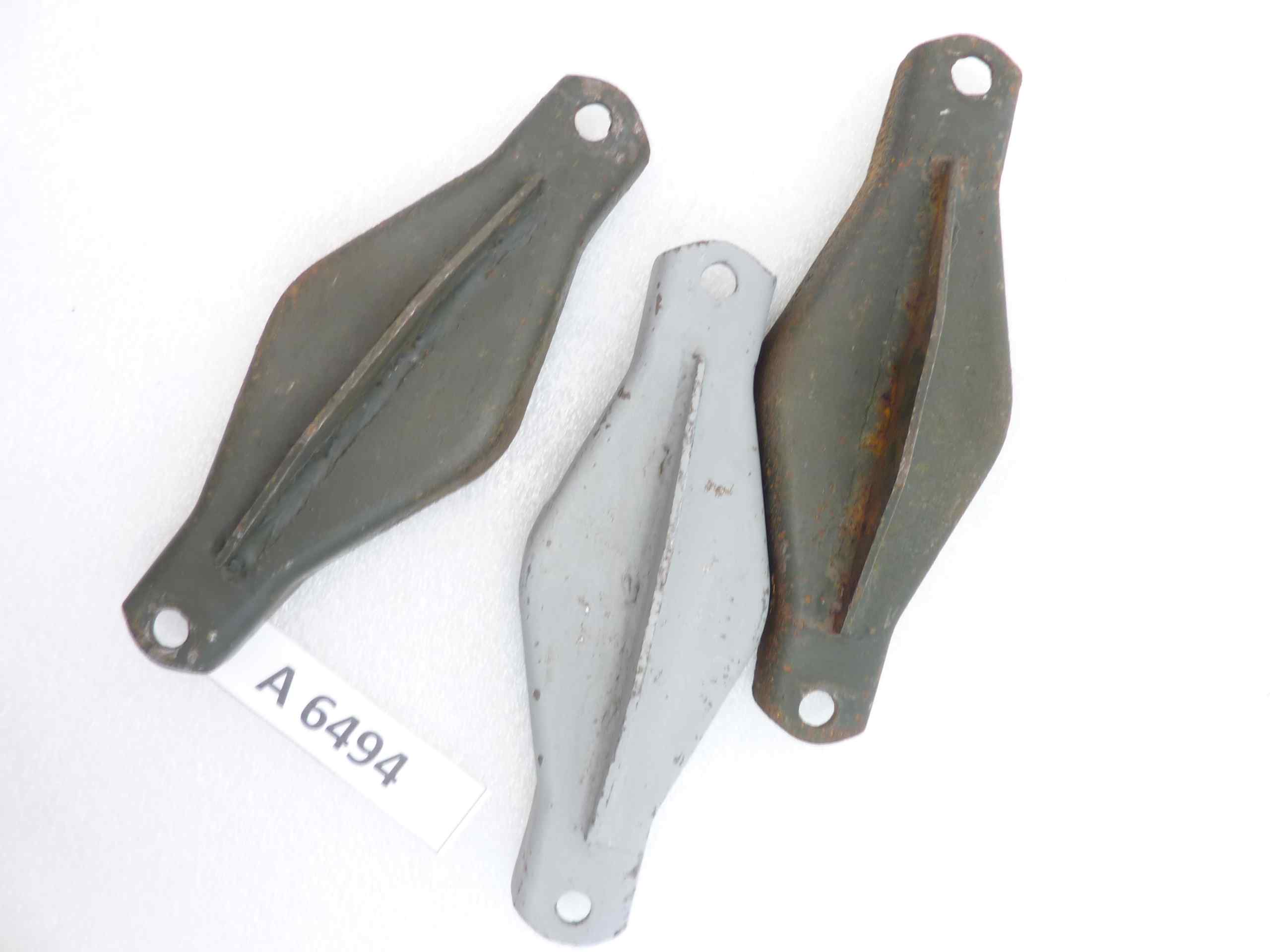 Traverso portamolla forcella anteriore Guzzi Alce Superalce GT 20 T9585 verde chiaro da riverniciare nuovo fondo di magazzino - immagine 3