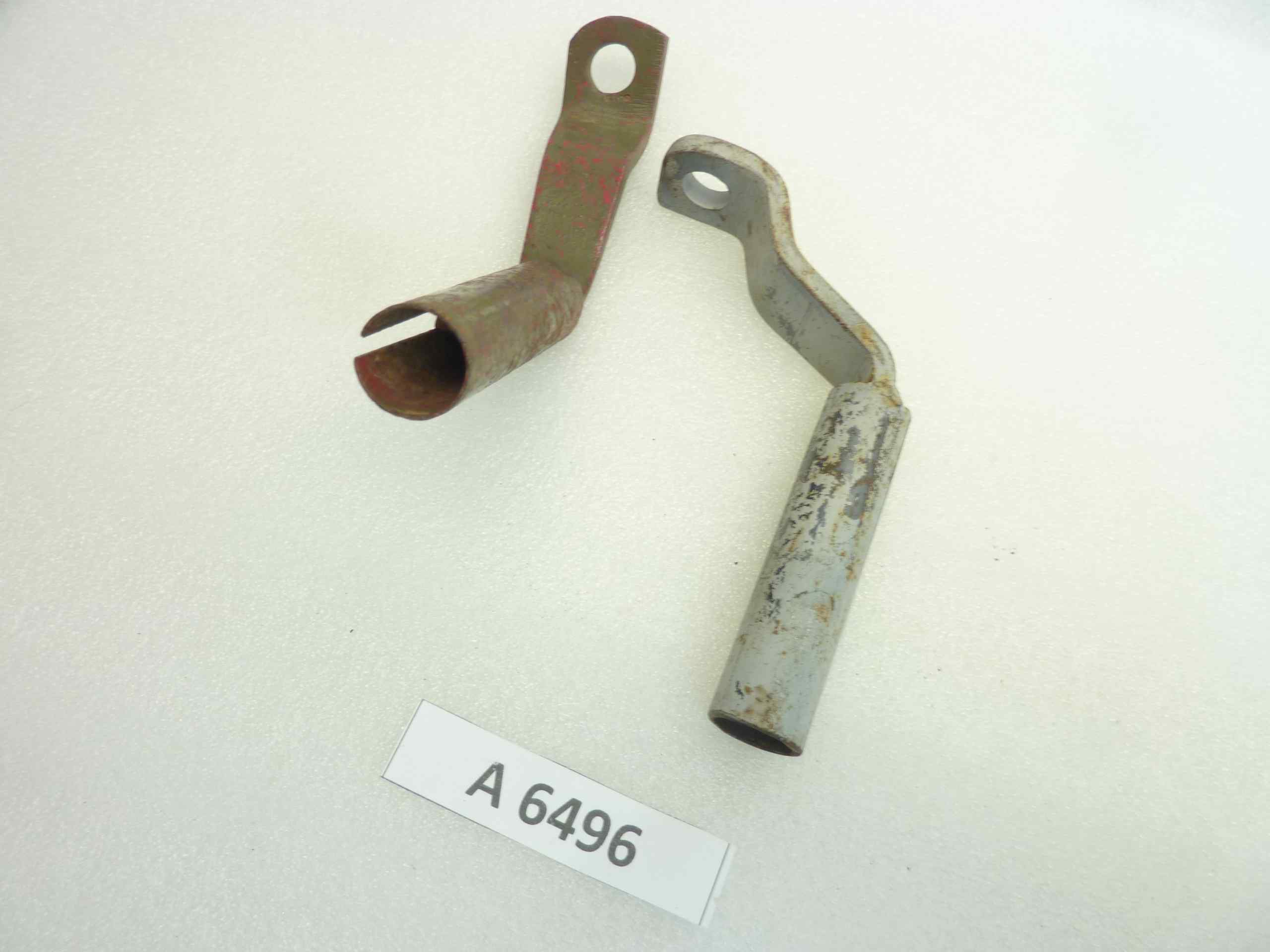 Pedaline poggiapiedi Guzzi Airone 4V T2513 T2514 coppia da riverniciare nuovo fondo di magazzino - immagine 5