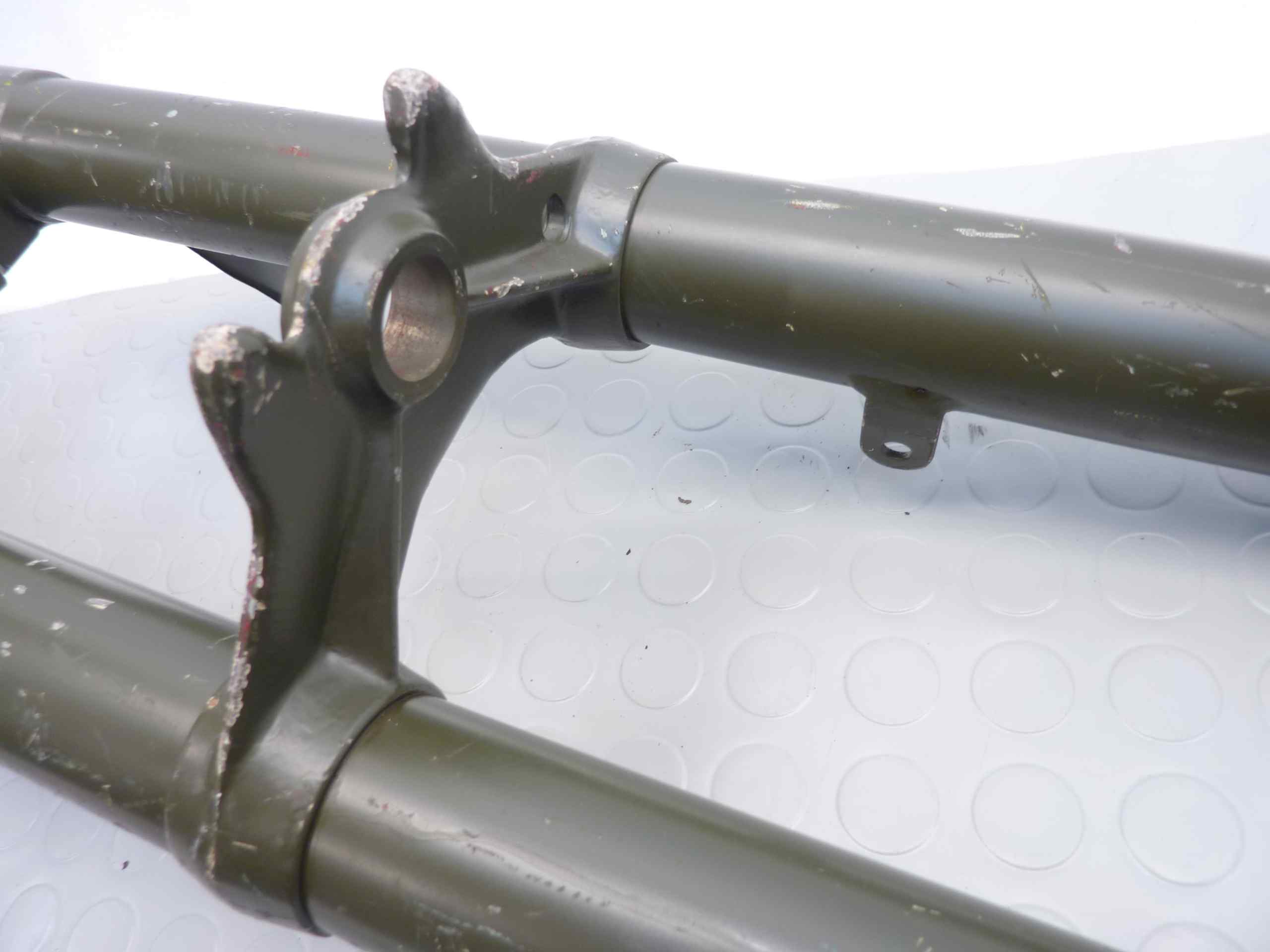 Forcella anteriore Guzzi Lodola 175 - 235 militare nuovo fondo di magazzino - immagine 6