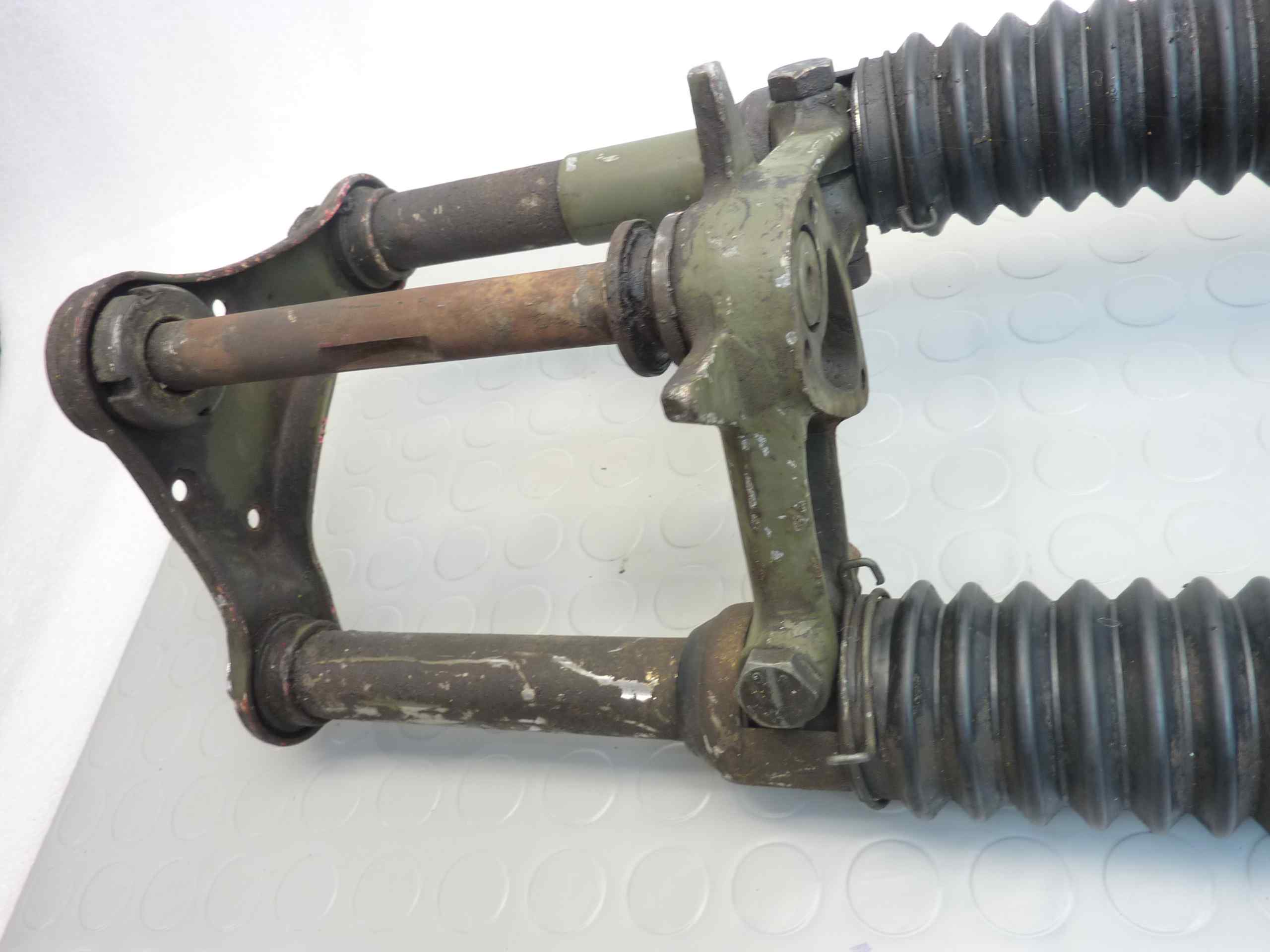Forcella anteriore Guzzi Stornello 125 militare non testata uso ricambi - immagine 5