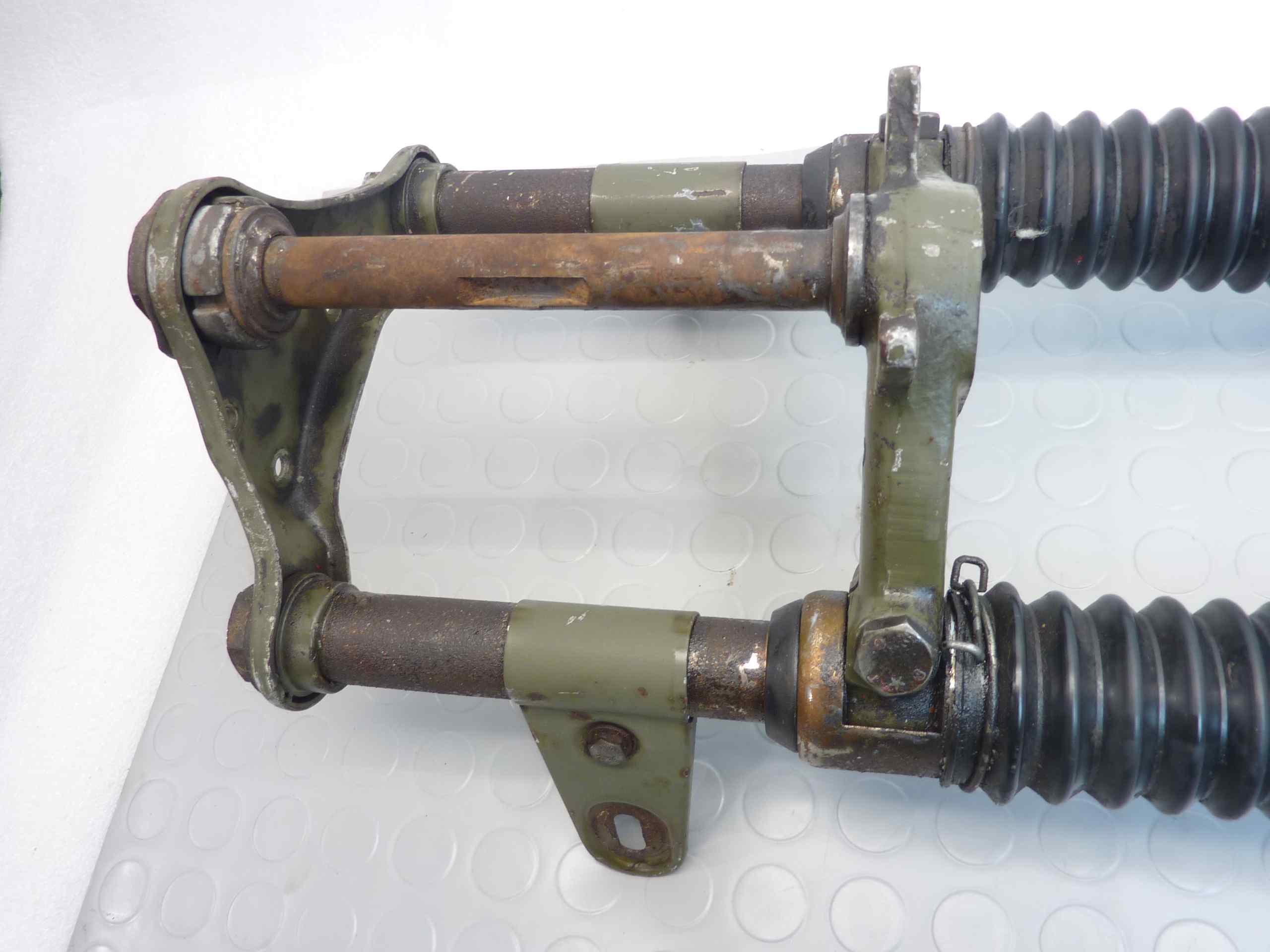 Forcella anteriore Guzzi Stornello 125 militare non testata uso ricambi - immagine 5