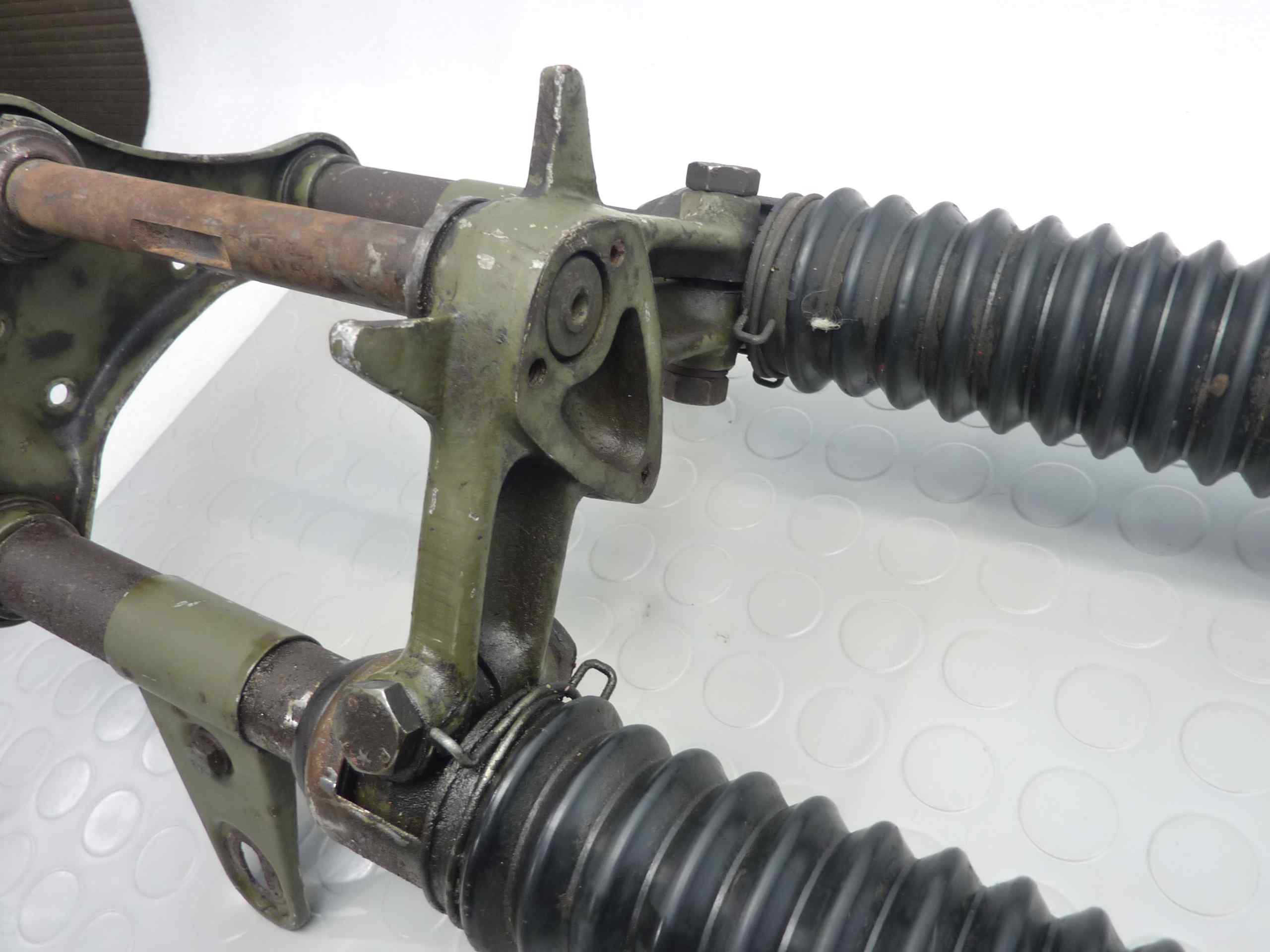 Forcella anteriore Guzzi Stornello 125 militare non testata uso ricambi - immagine 6