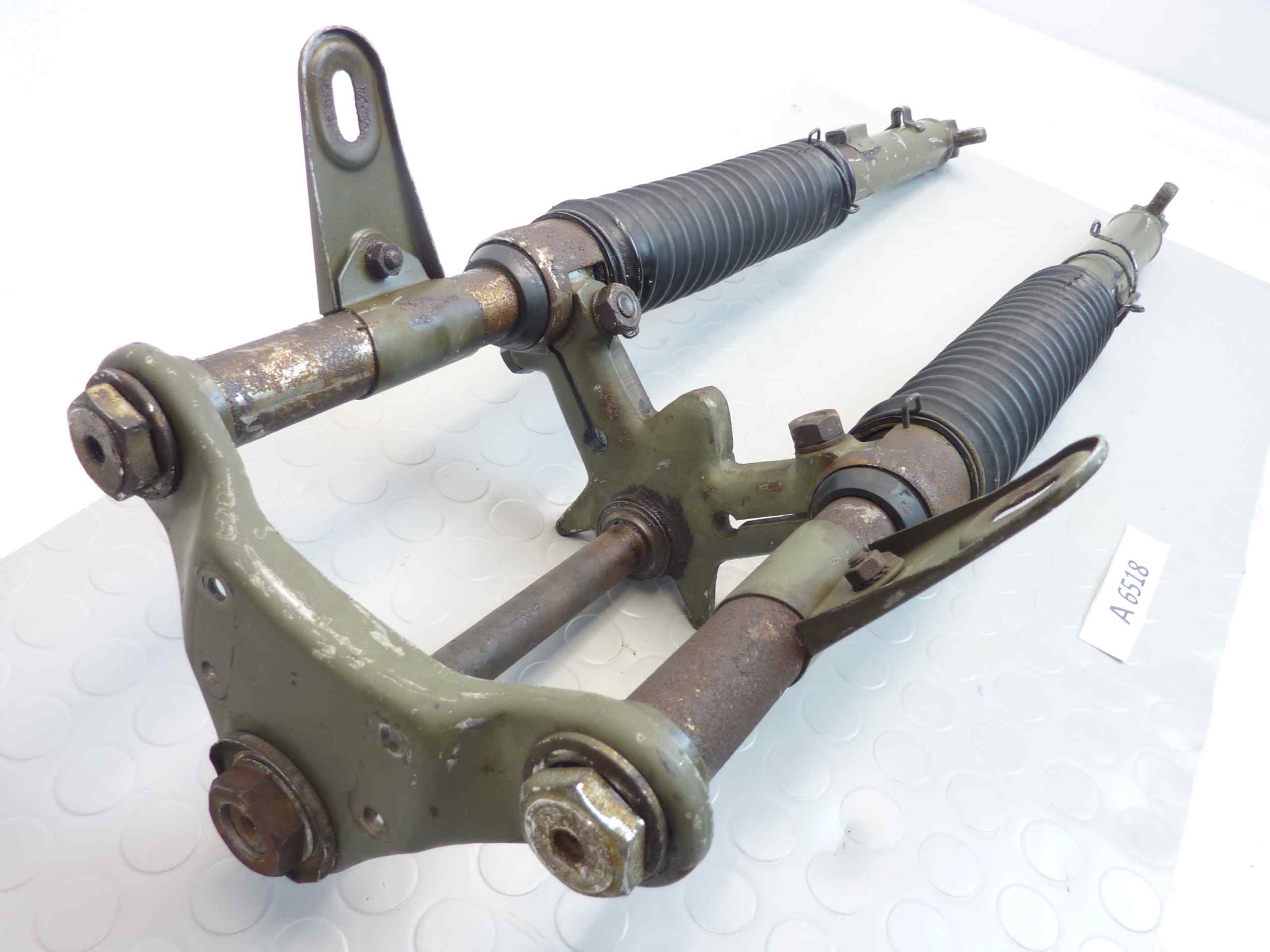 Forcella anteriore Guzzi Stornello 125 militare non testata uso ricambi - immagine 11