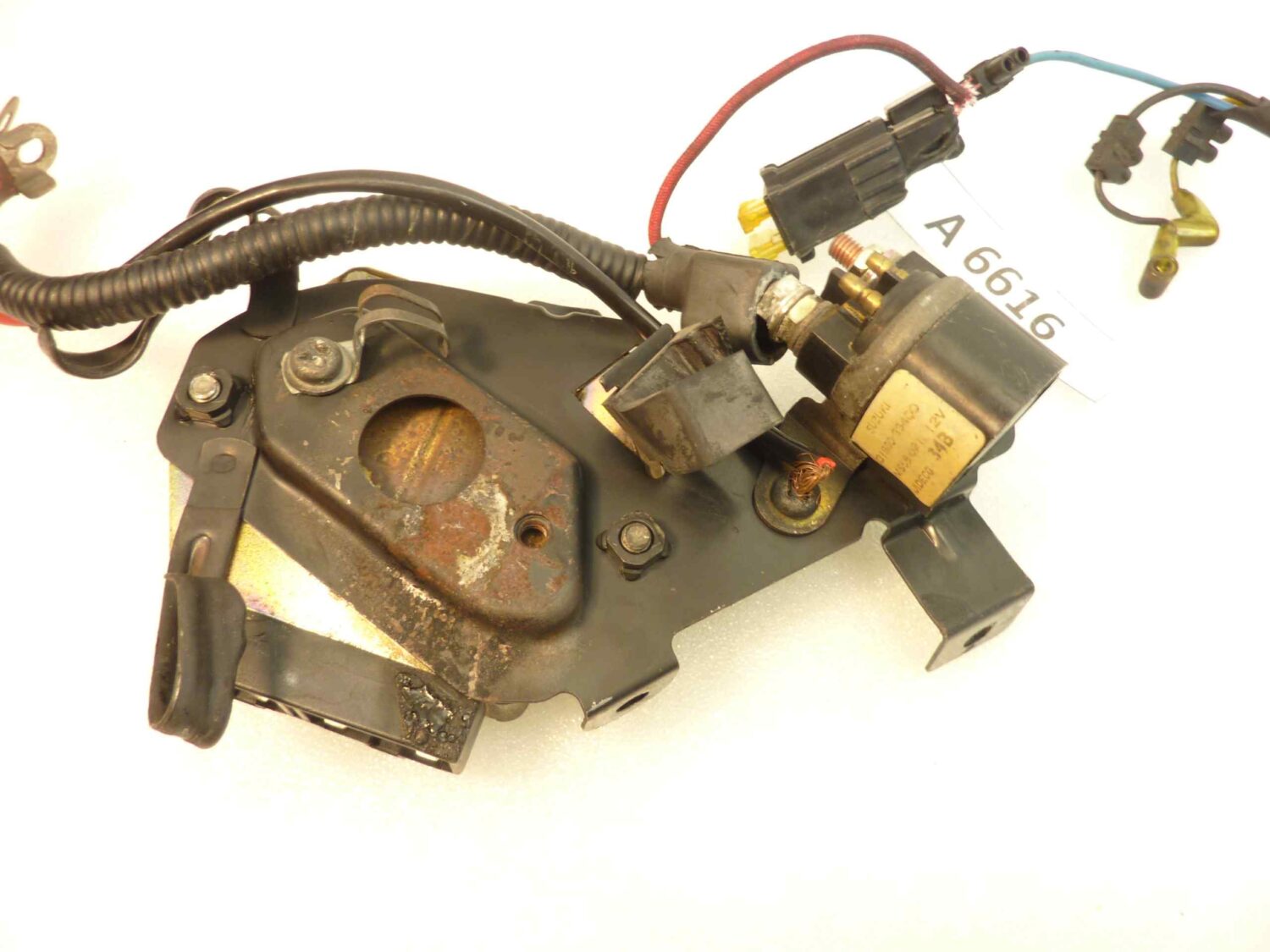 Centralina Suzuki GSX GS 400 CDI cod 32900 33401 BB1211 6520350 con staffa teleruttore ruttore rele' avviamento - immagine 4