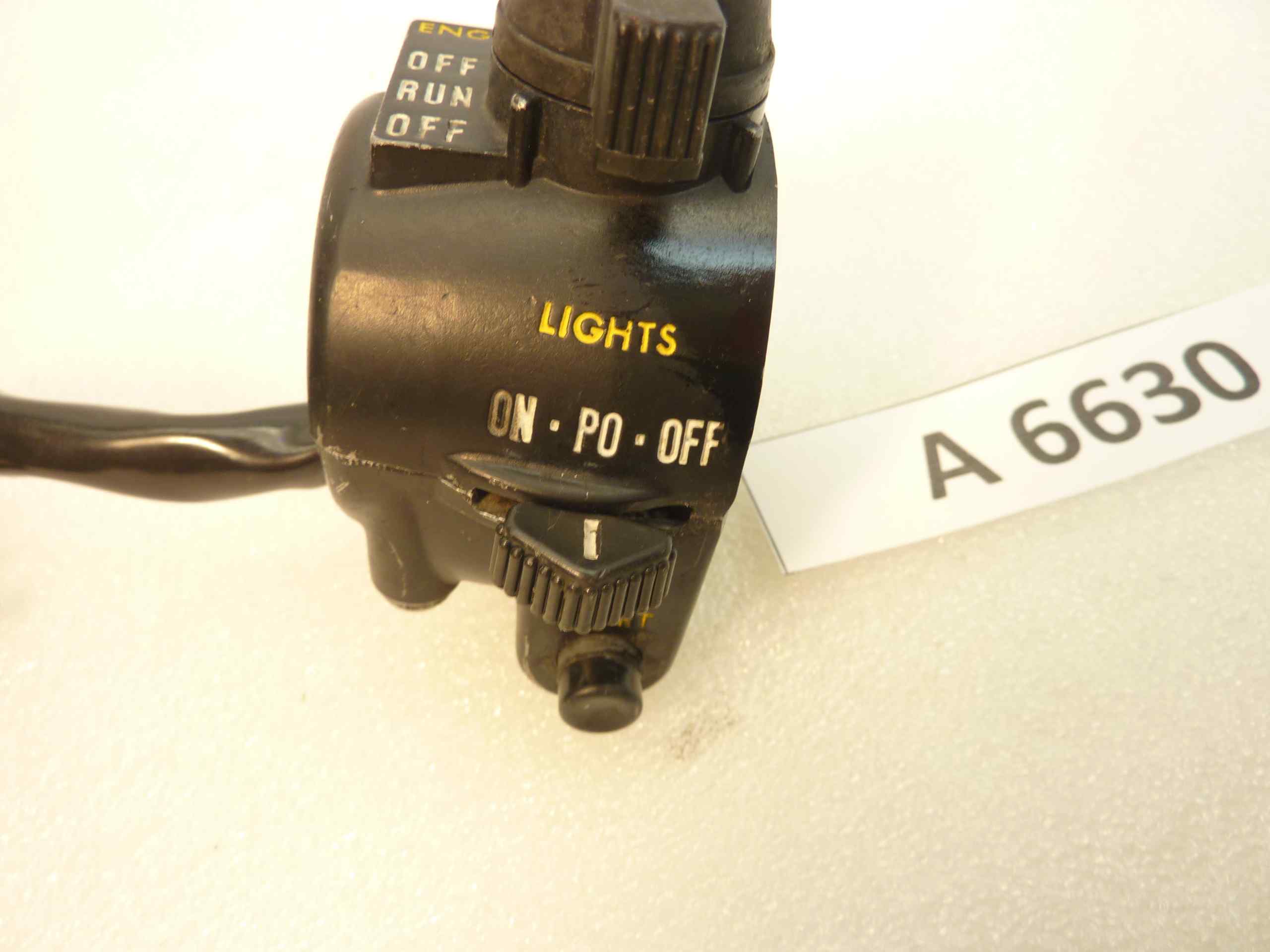 Comandi manubrio Kawasaki KH 250 400 SS devio luci - immagine 3