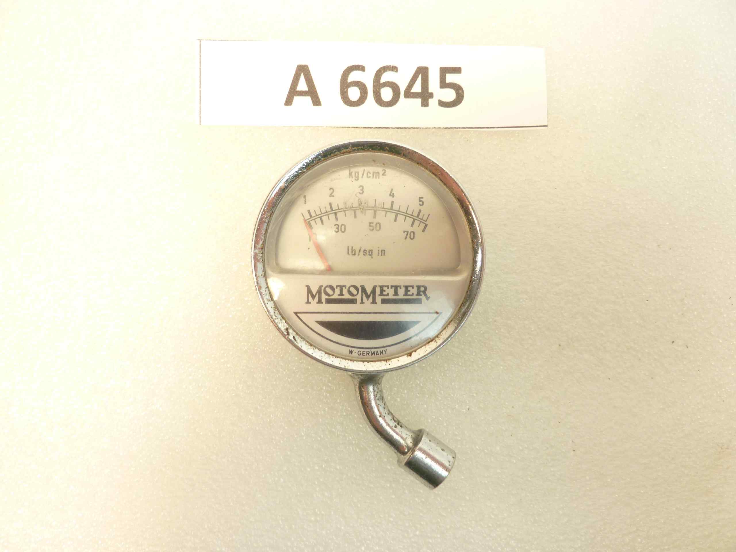 Manometro gomme anni '70 Motometer