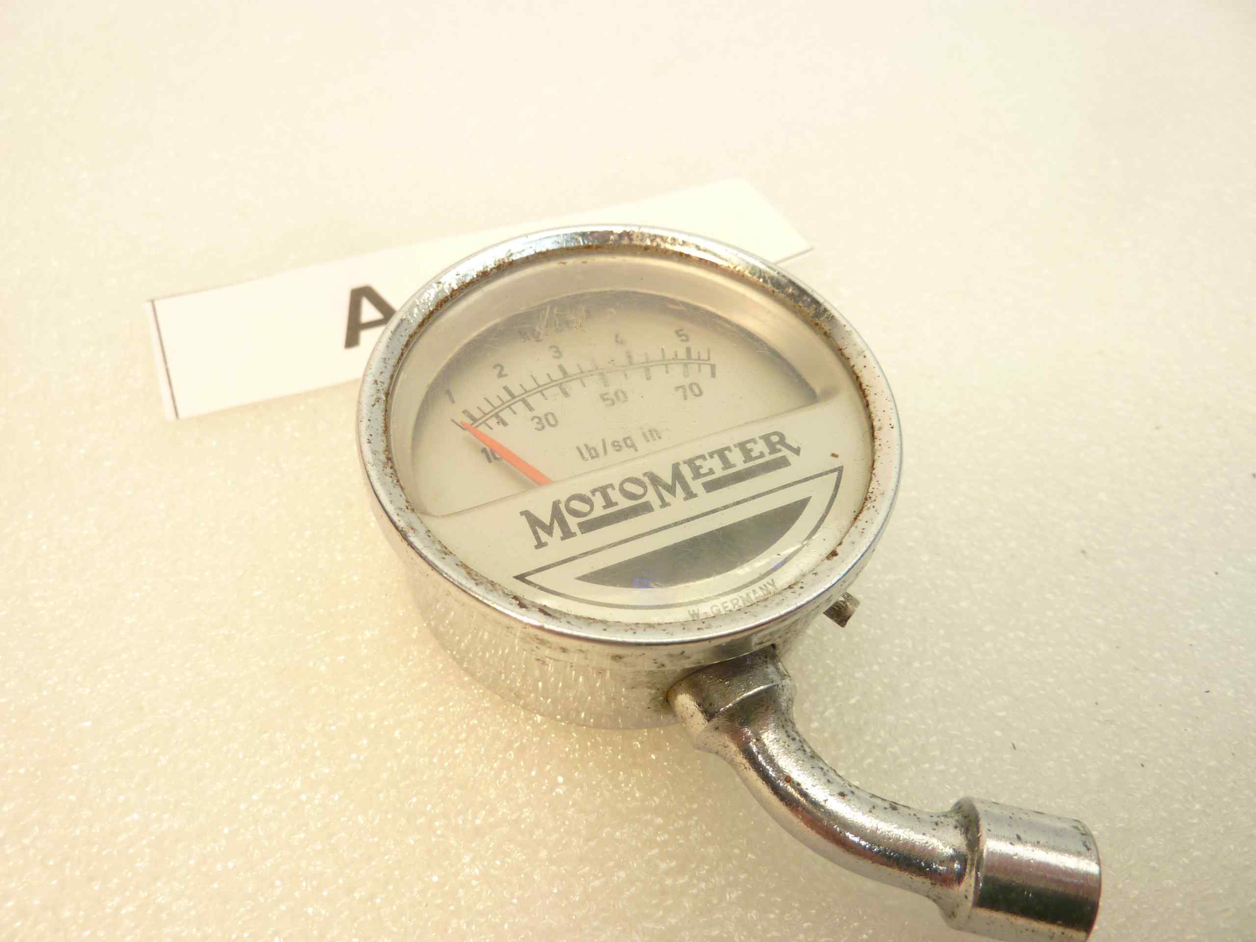 Manometro gomme anni '70 Motometer - immagine 2
