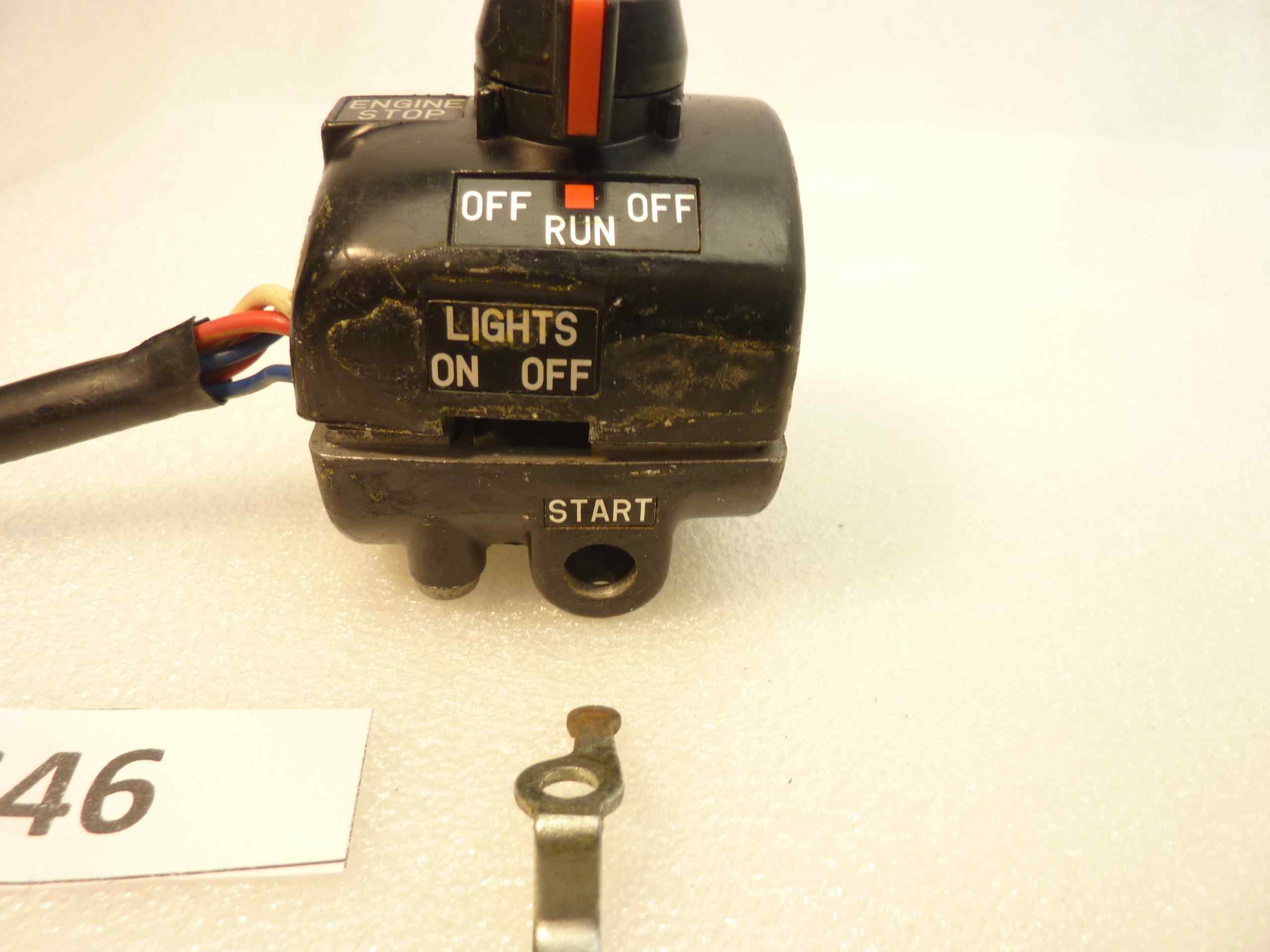 Comandi manubrio Yamaha RD 400 1976-1979 per ricambi devio luci - immagine 4