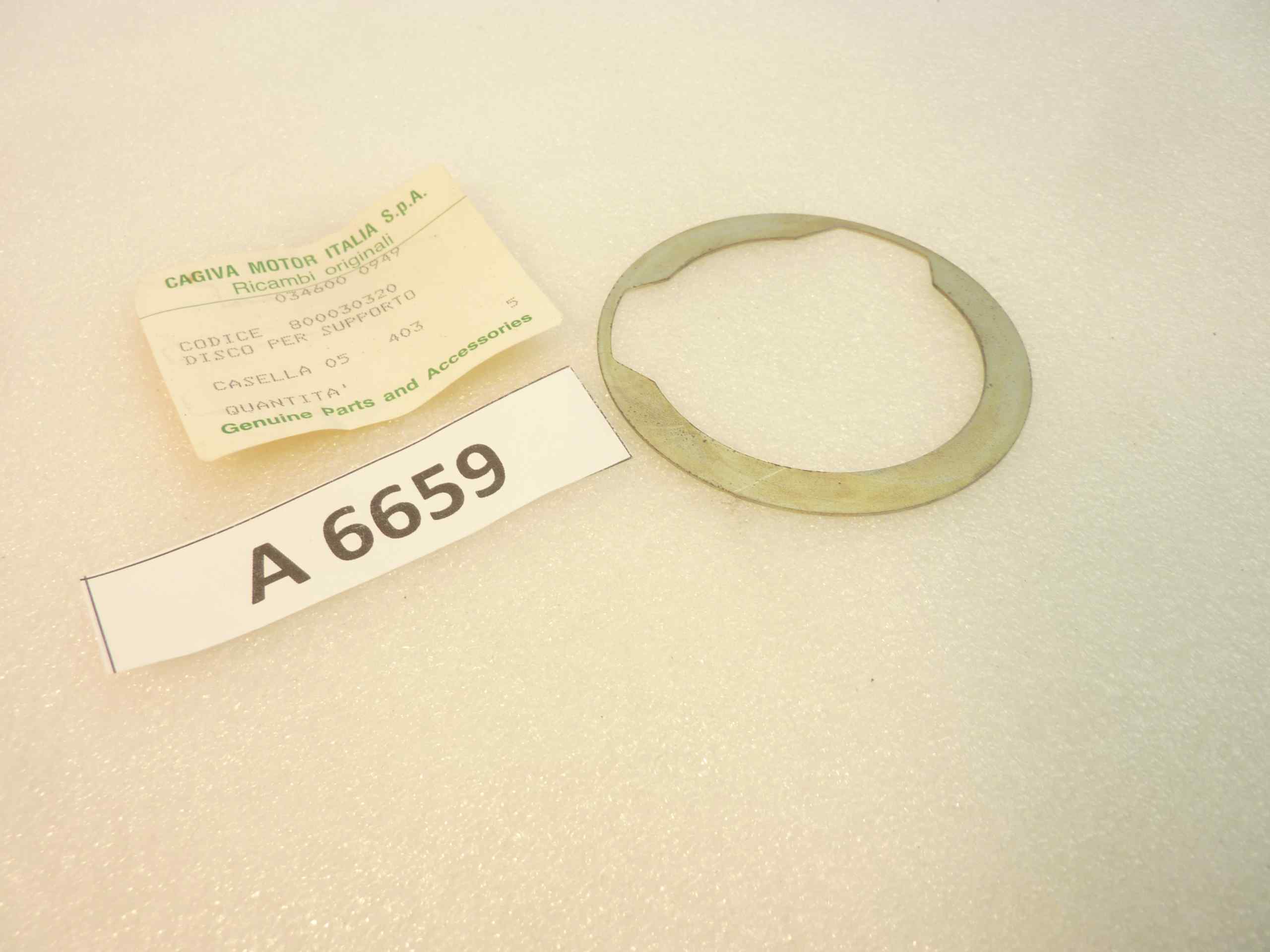 Disco supporto strumentazione Cagiva SXT SST 125 Harley AMF cod 800030320 nuovo fondo di magazzino - immagine 3