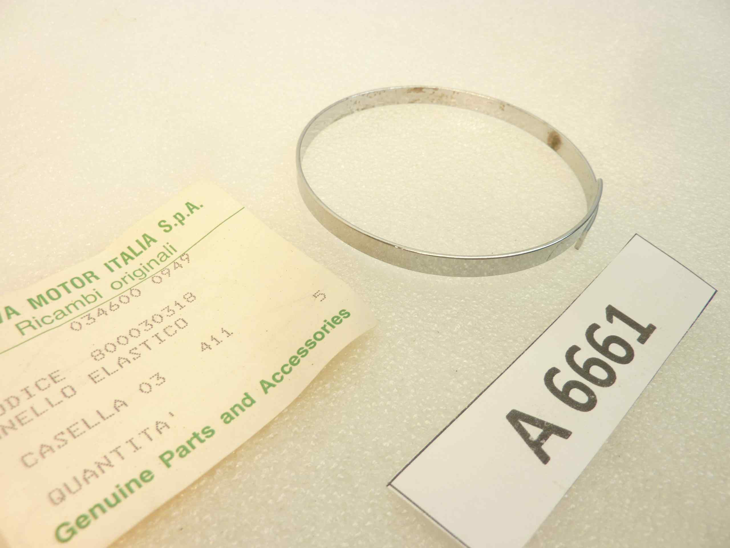 Anello elastico strumentazione Cagiva DSXT SST 125 Harley AMF contagiri cod 800030318 nuovo fondo di magazzino - immagine 2