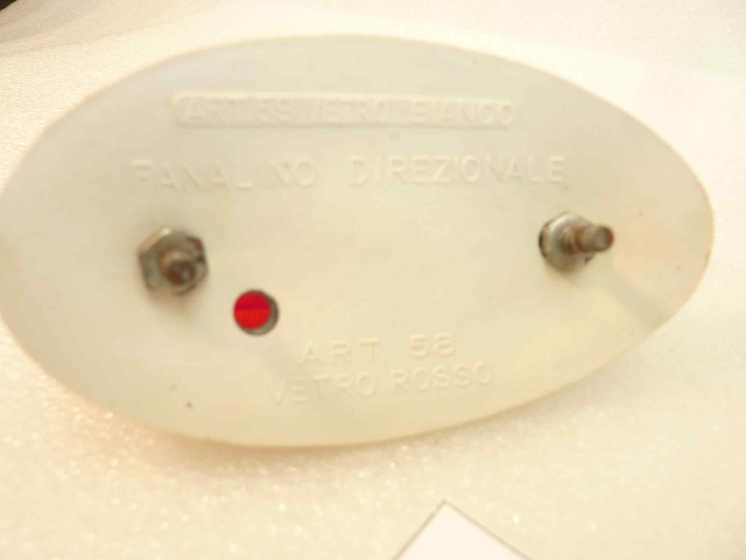 Fanalino direzionale accessorio Piaggio Vespa epoca Biemme art58 uso ricambi non testato - immagine 5