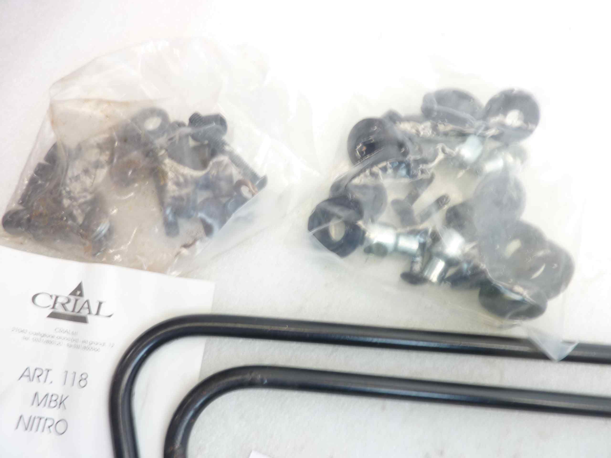 Staffe attacchi parabrezza Crial 118 MBK Nitro plexiglass nuovo fondo di magazzino - immagine 5