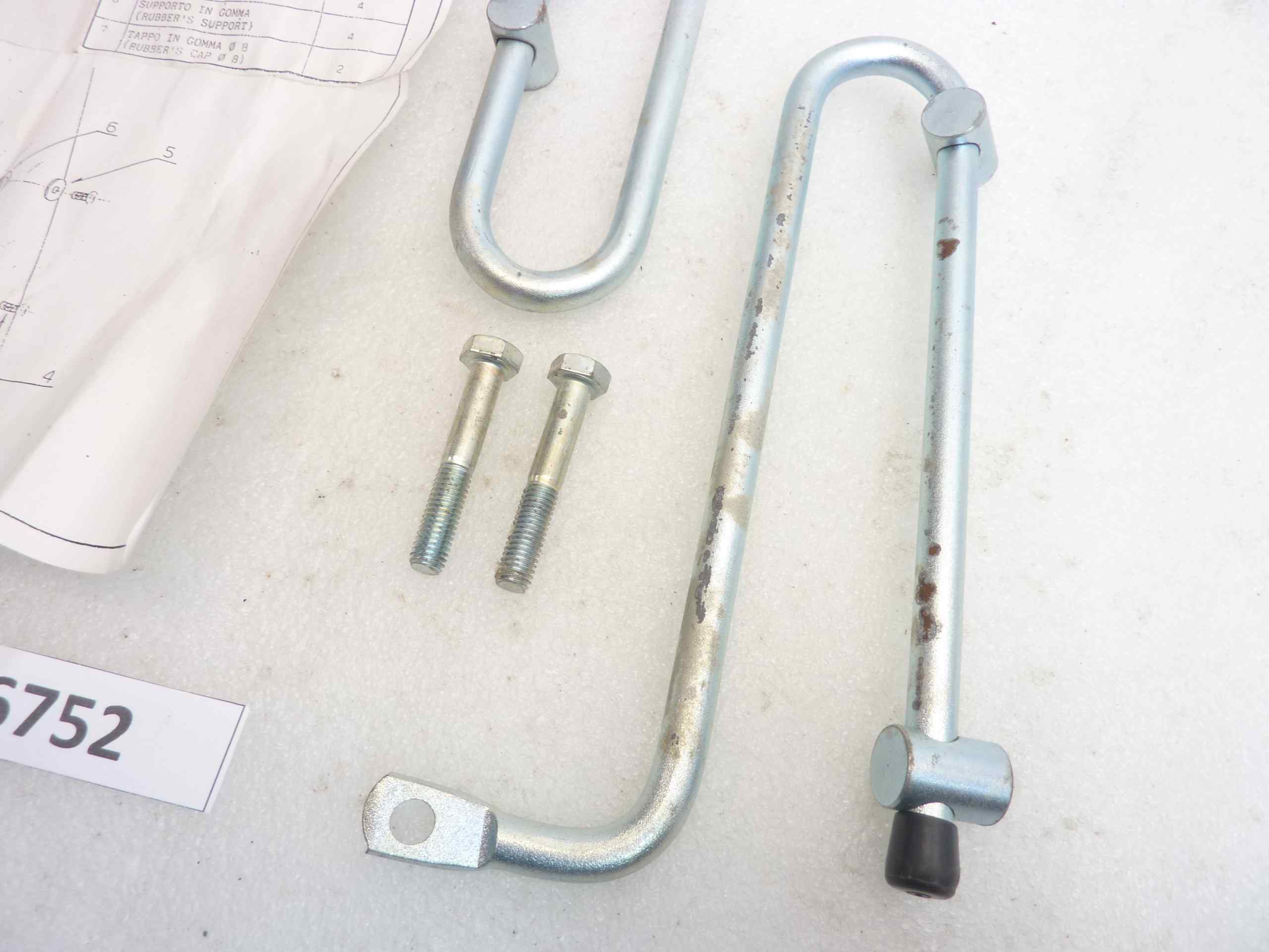 Staffe attacchi parabrezza Givi Yamaha Fazer plexiglass nuovo fondo di magazzino - immagine 3
