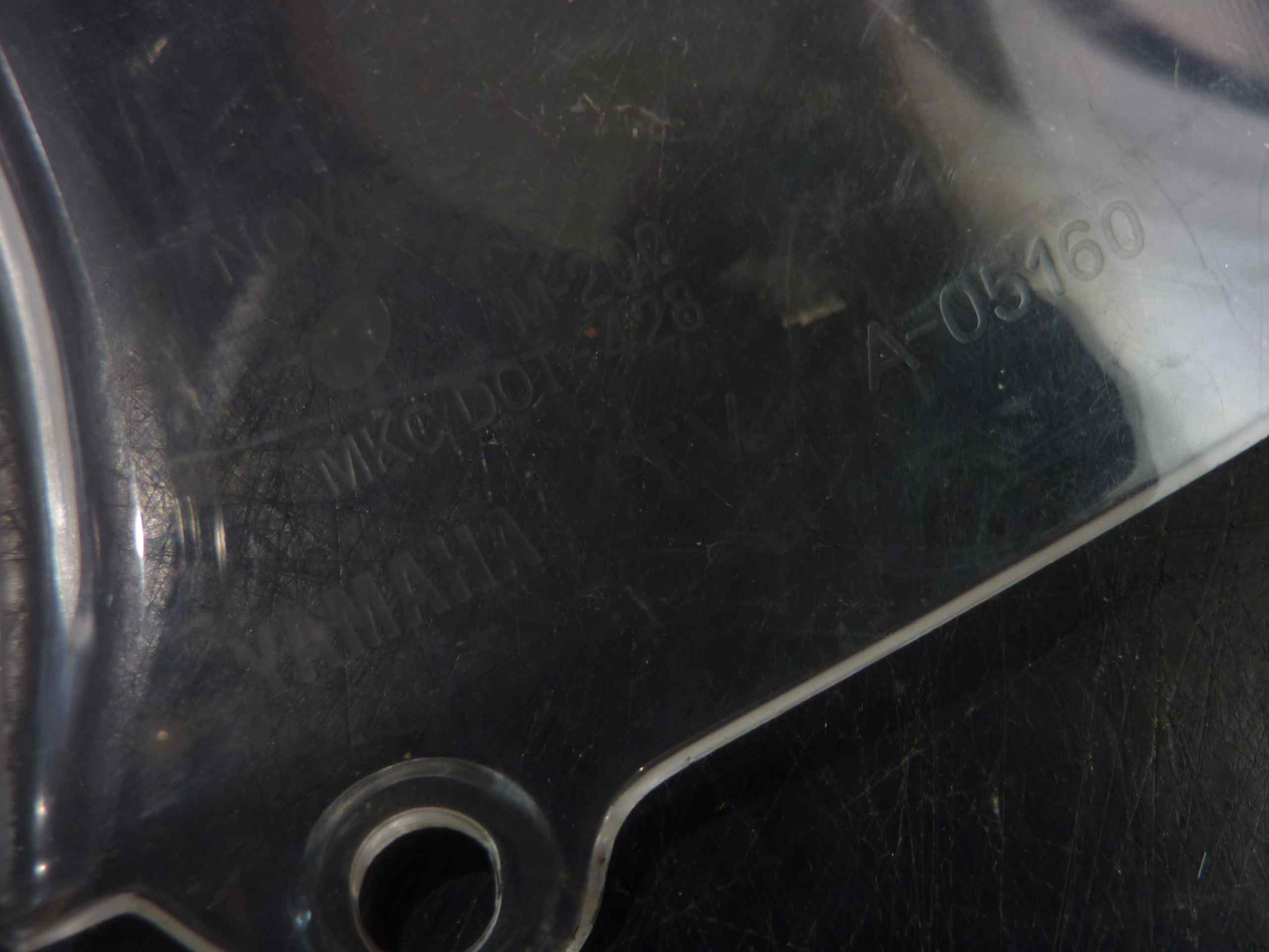Cupolino Yamaha YZF 600 R Thundercat 4TV A 05160 plexiglass con graffi - immagine 5