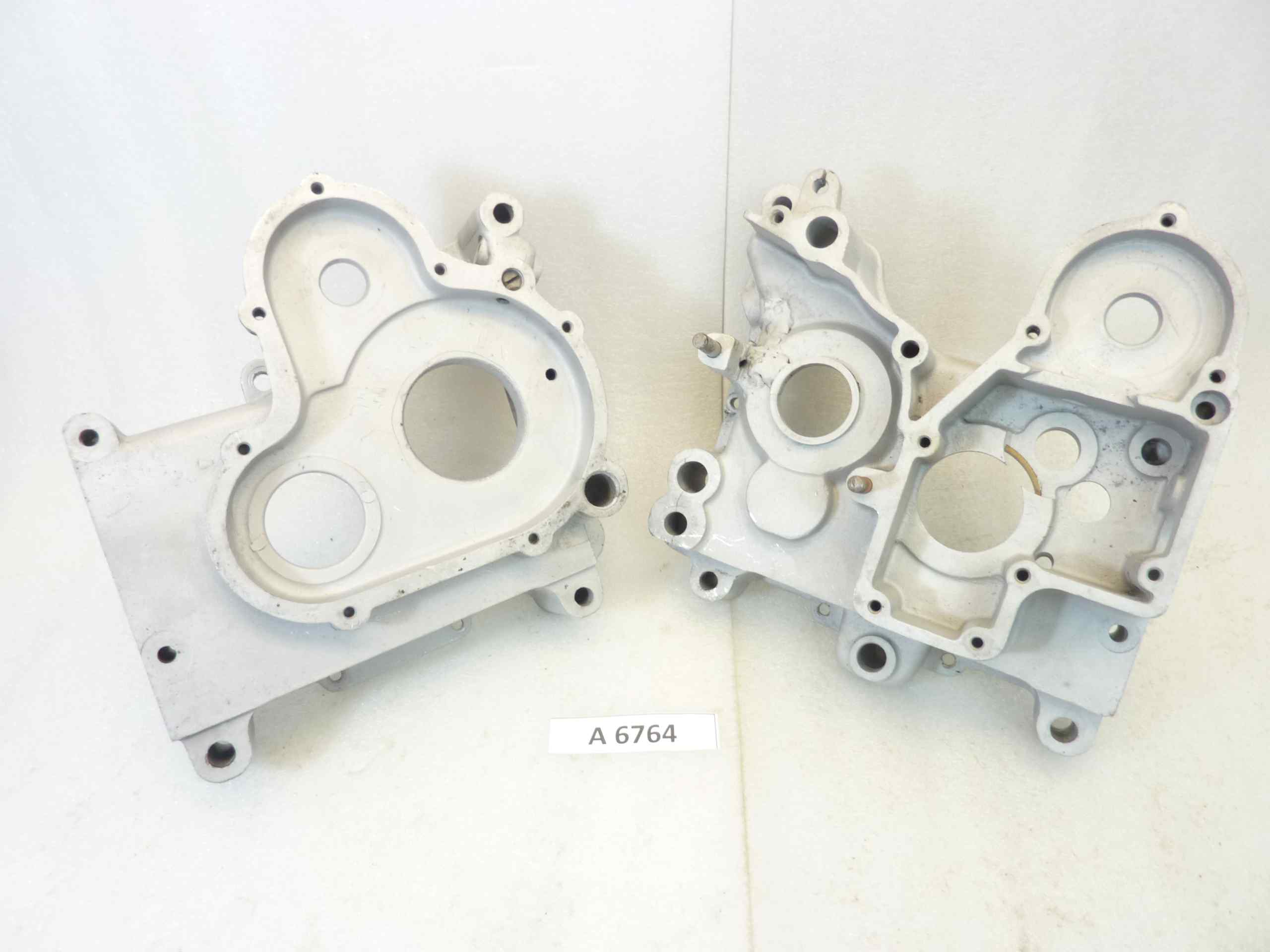 Basamento carter motore Guzzi P 250 Faccetta Nera cod 2504 2505 riparato sigla motore 0605247