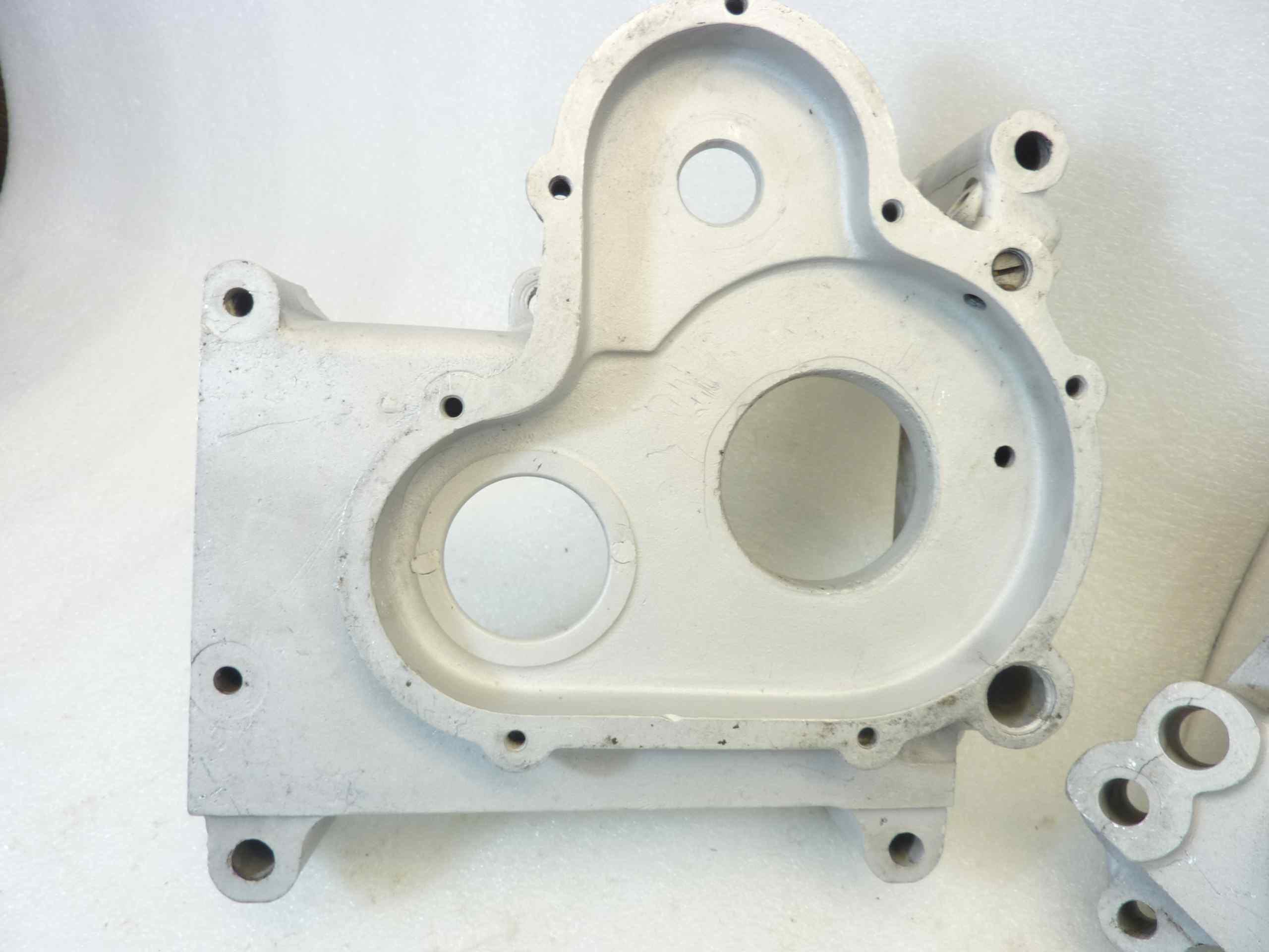 Basamento carter motore Guzzi P 250 Faccetta Nera cod 2504 2505 riparato sigla motore 0605247 - immagine 2