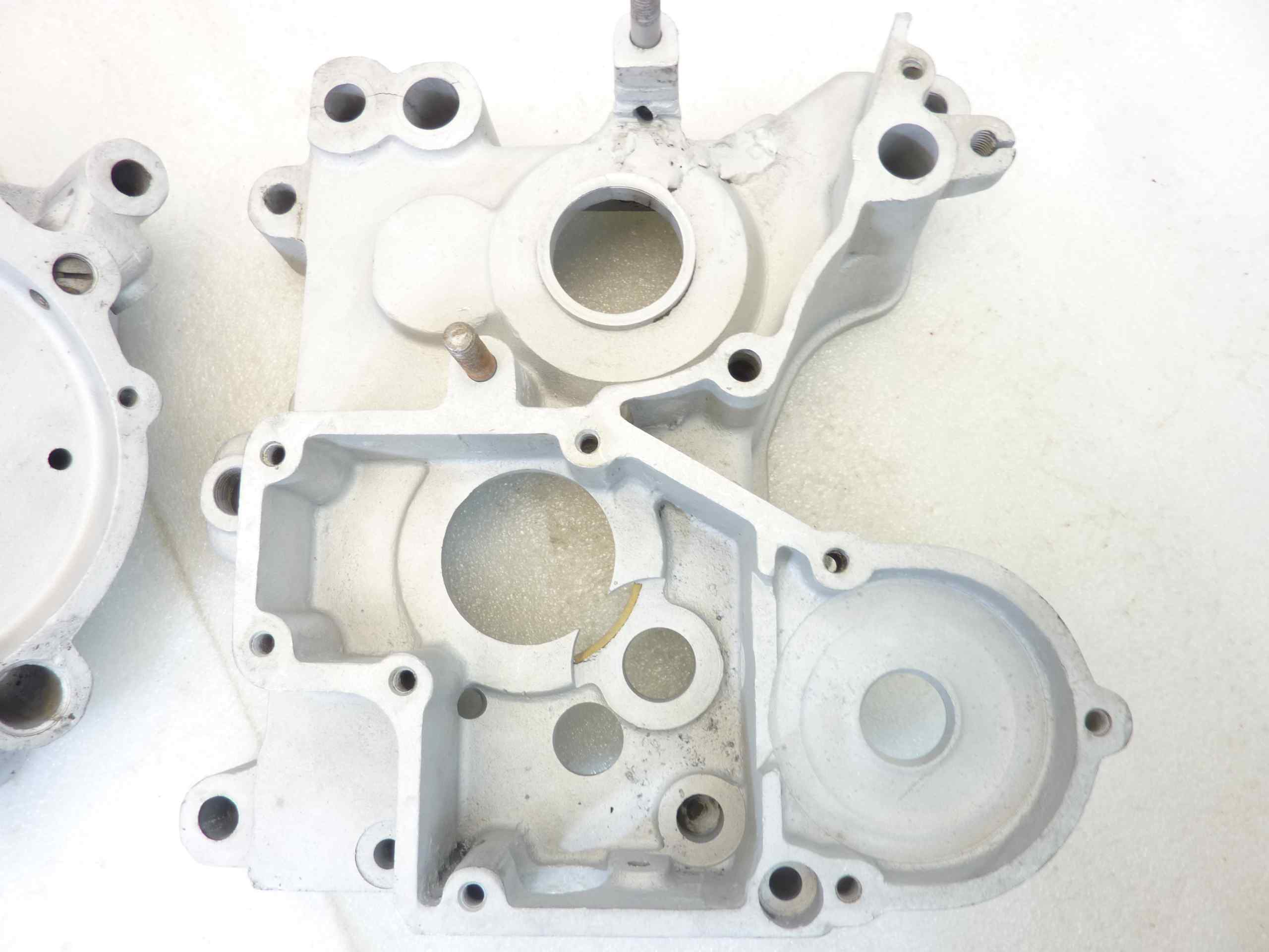 Basamento carter motore Guzzi P 250 Faccetta Nera cod 2504 2505 riparato sigla motore 0605247 - immagine 11