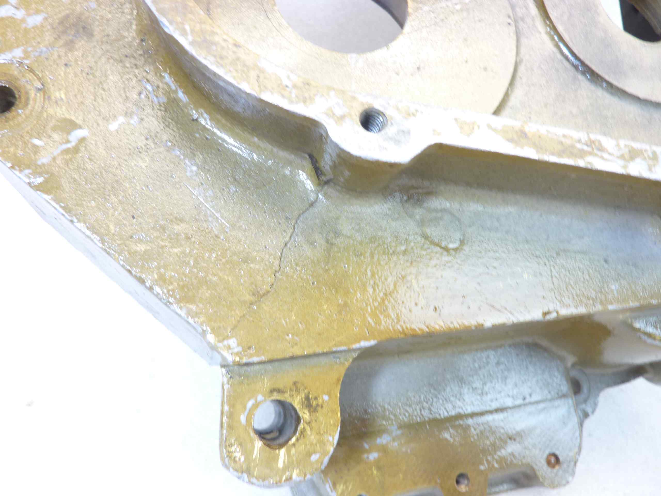 Basamento carter motore Guzzi Superalce cod M9104 sinistro sigla motore 71648 - immagine 3