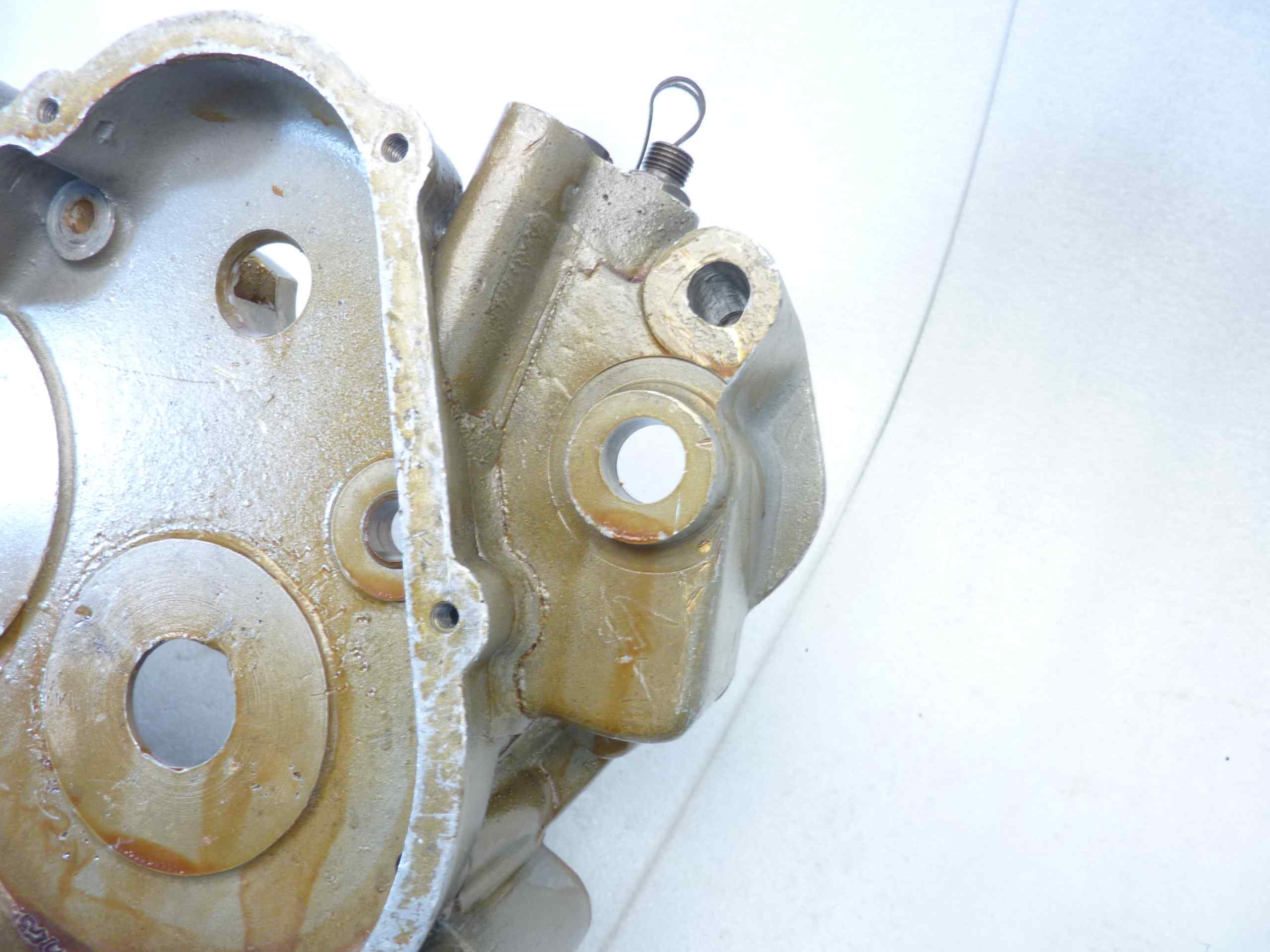 Basamento carter motore Guzzi Superalce cod M9104 sinistro sigla motore 104164 - immagine 6