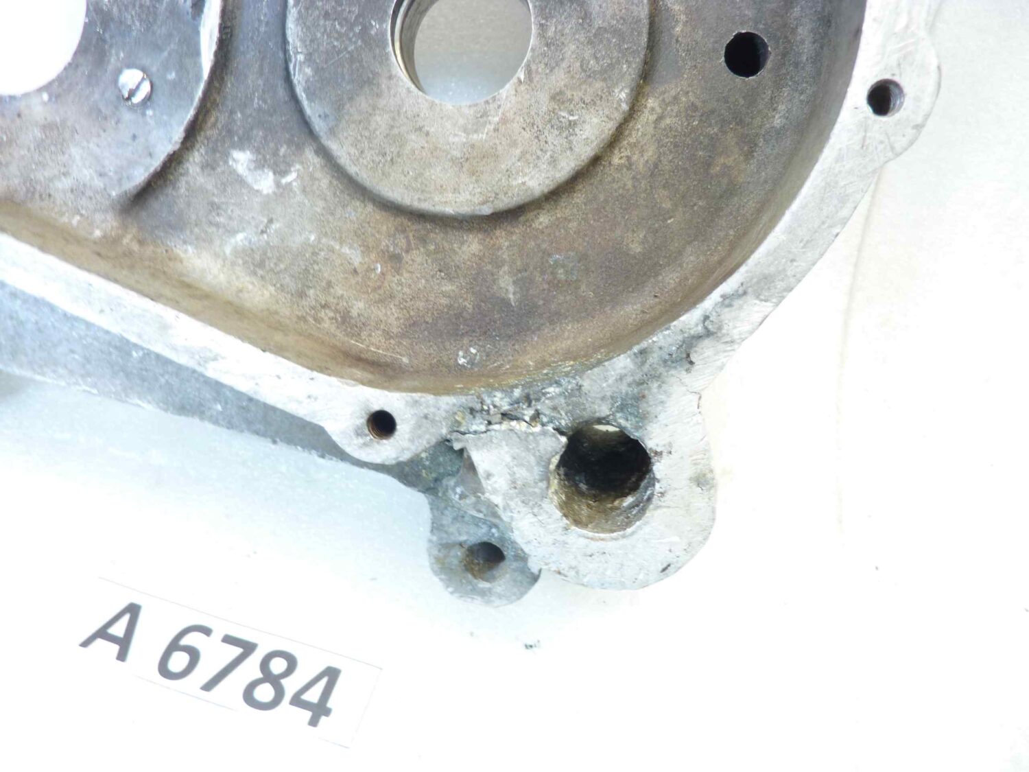 Basamento carter motore Guzzi S riparato vedi foto - immagine 3