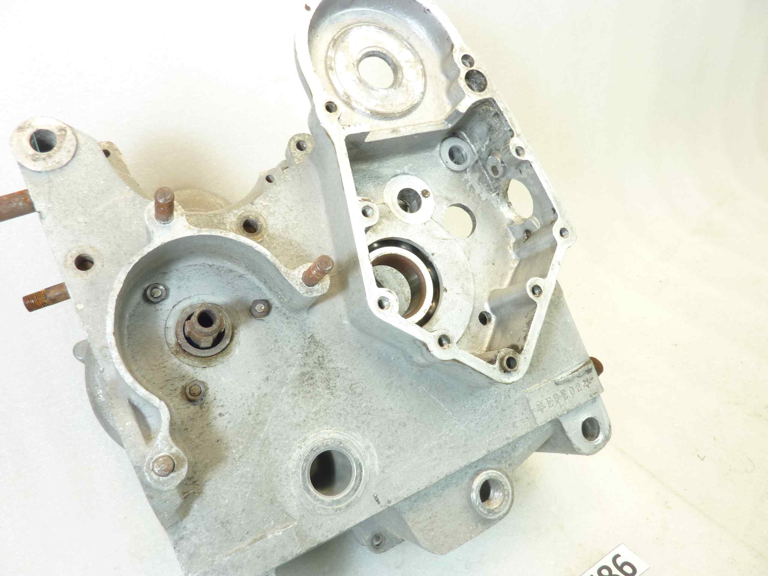 Basamento carter motore Guzzi Ercole 500 Motocarro cod 25041 25040 sigla motore EBE02 - immagine 11