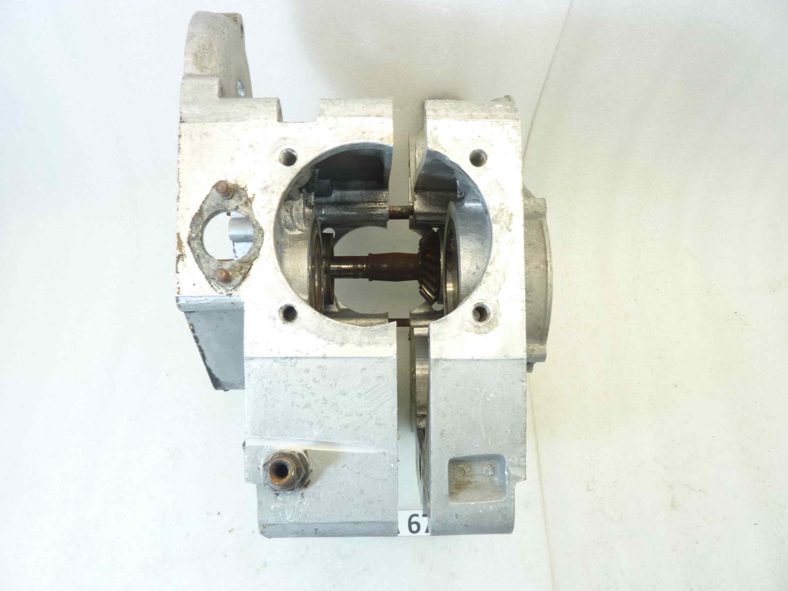 Basamento carter motore Guzzi Ercole 500 Motocarro cod 25041 25040 sigla motore EBE02 - immagine 15