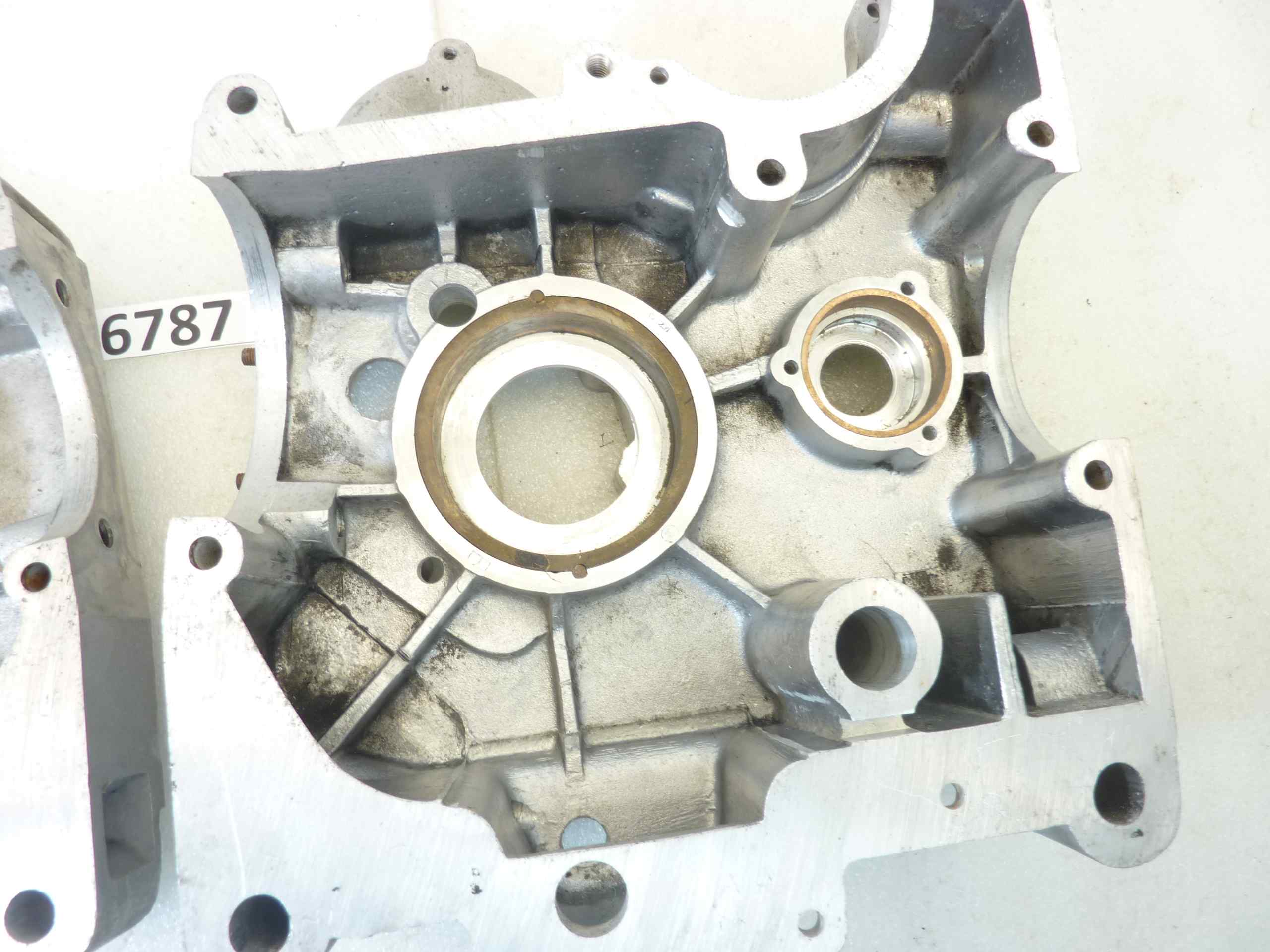Basamento carter motore Guzzi Ercole 500 Motocarro cod 25041 25040 sigla motore ECC45 EDG42 - immagine 12