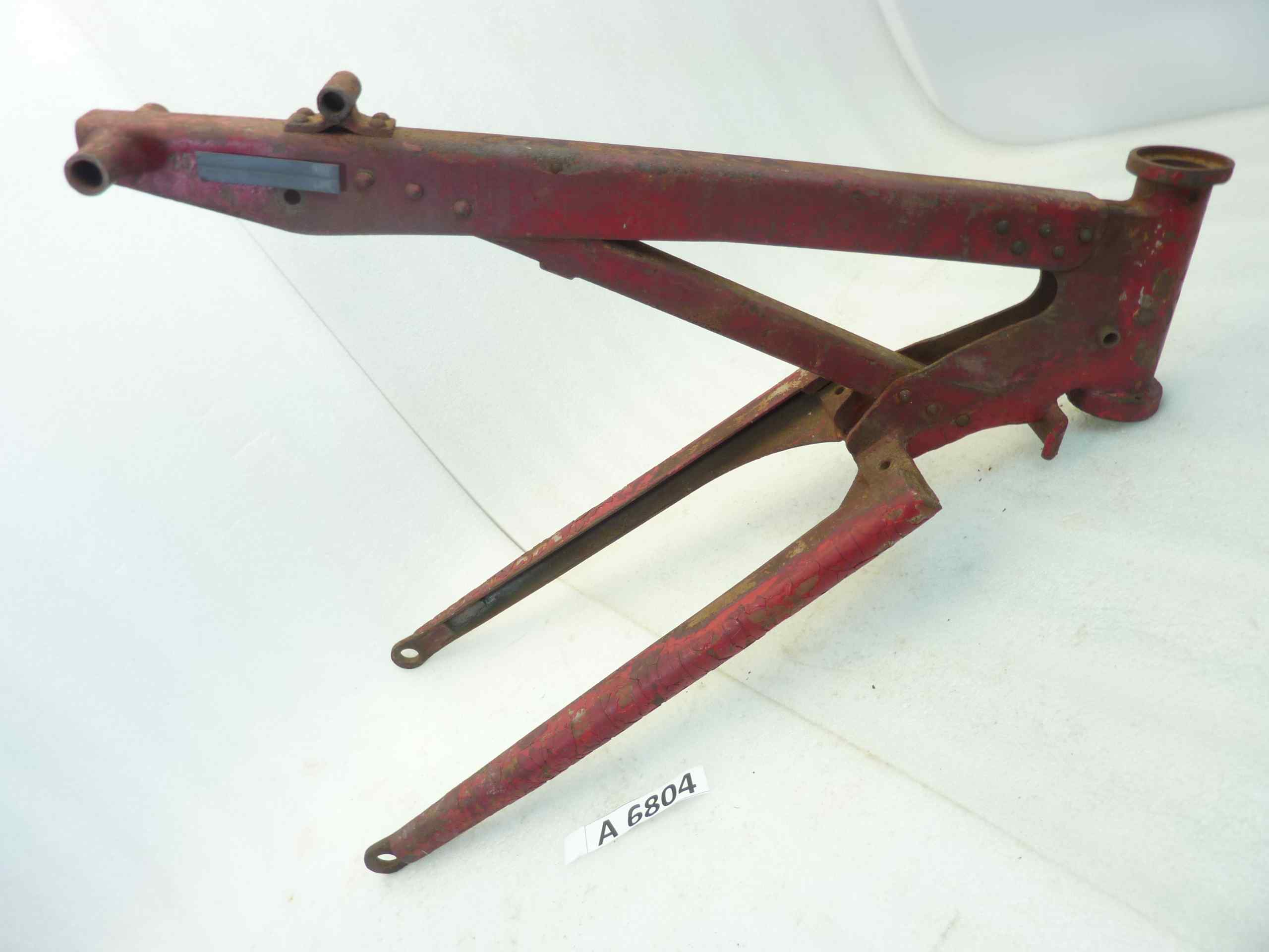Telaio Guzzi Airone 250 Sport 1949 radiato con targa MI 3XXXX n telaio 15xxx il telaio viene venduto con dichiarazione di lecita provenienza di acquisto e di vendita ad uso collezionistico - immagine 8