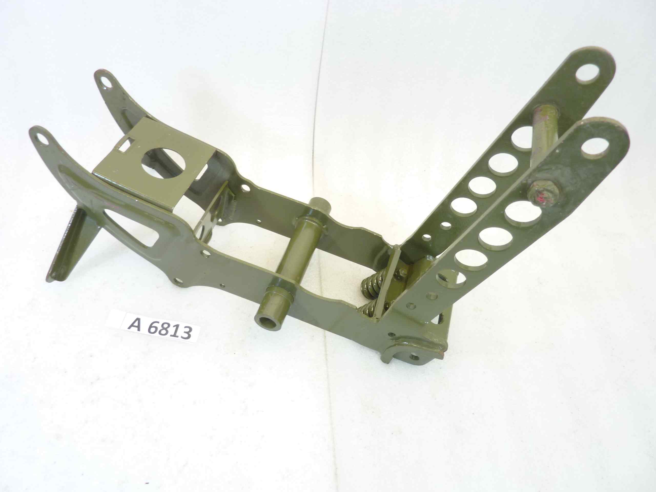 Telaio posteriore Guzzi Airone 250 supporto squadra cod T16015 militare 4 fori nuovo fondo di magazzino - immagine 3