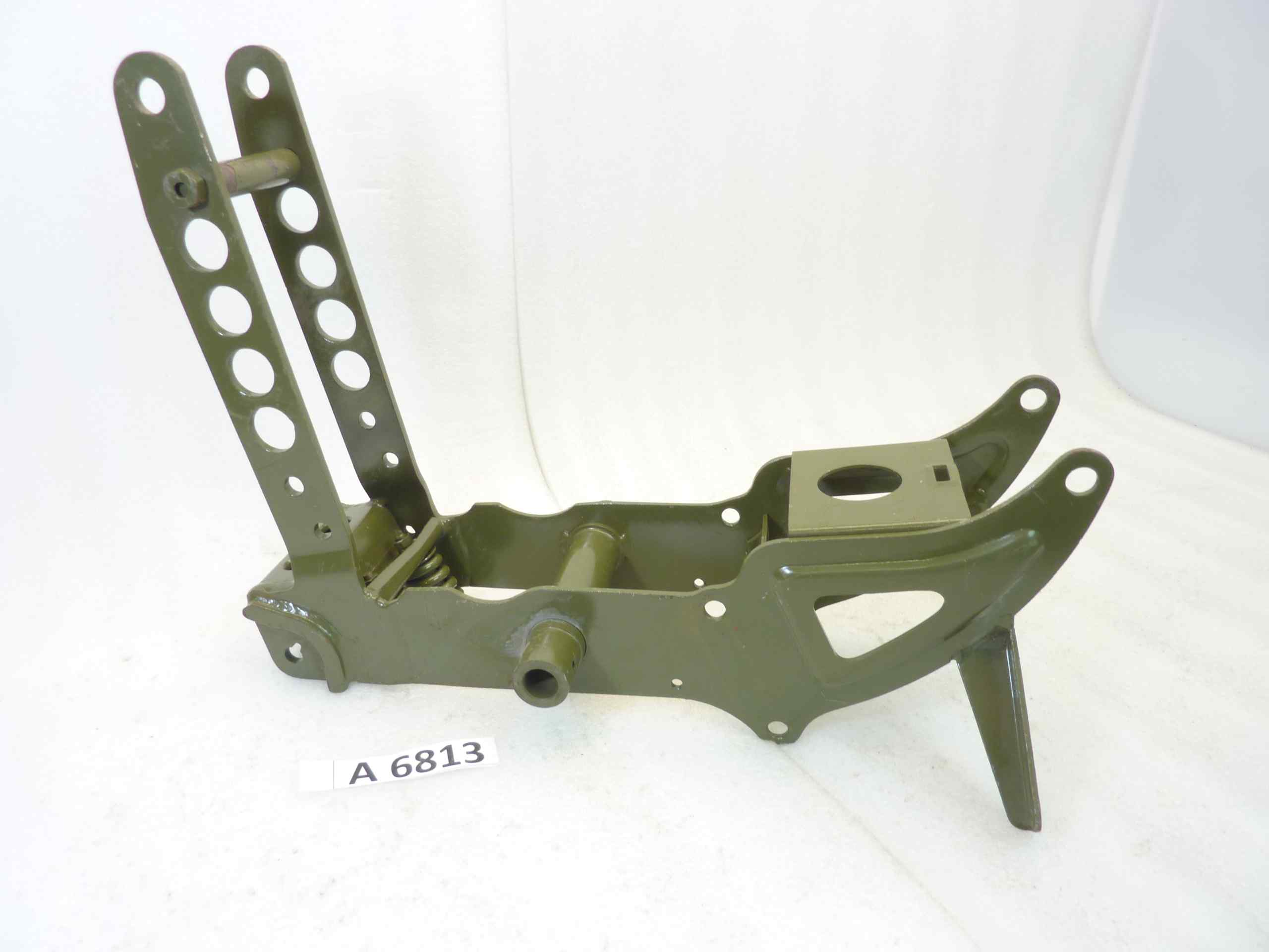 Telaio posteriore Guzzi Airone 250 supporto squadra cod T16015 militare 4 fori nuovo fondo di magazzino - immagine 4